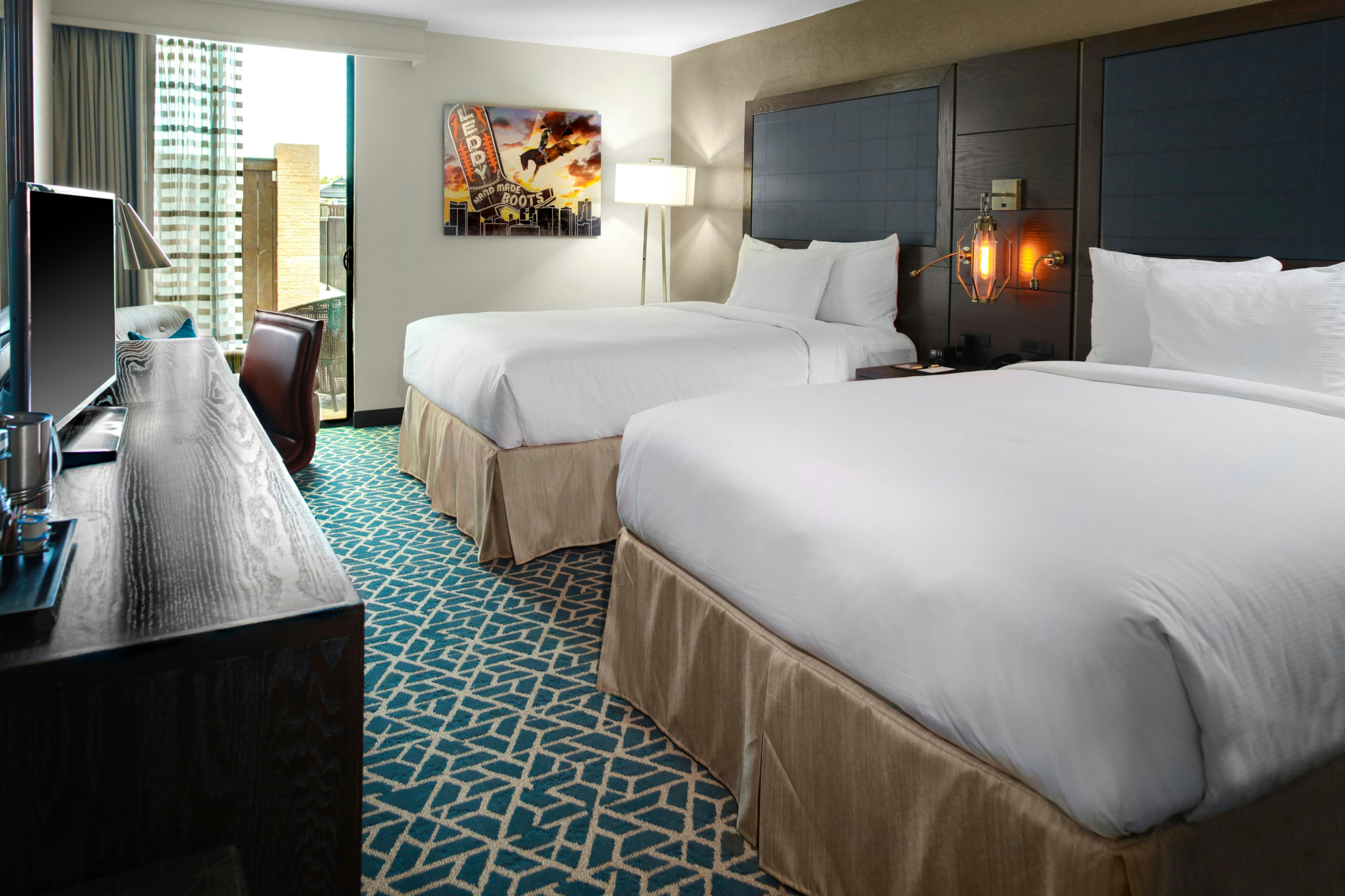 ROOM, 2 QUEEN BEDS, PATIO, POOL ACCESS