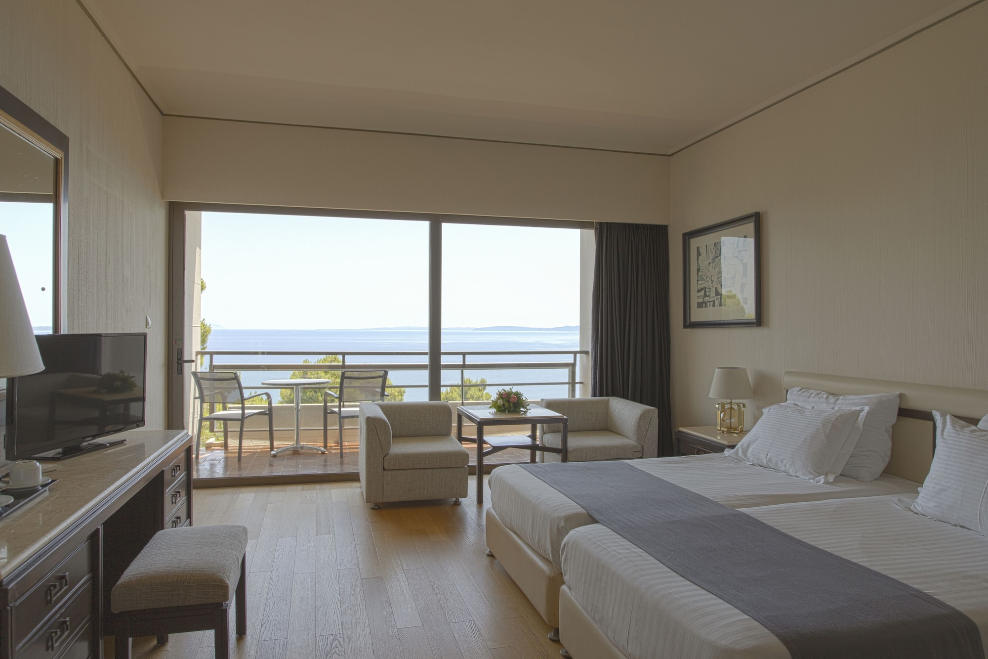 Superior, Twin Beds, Sea and Island View