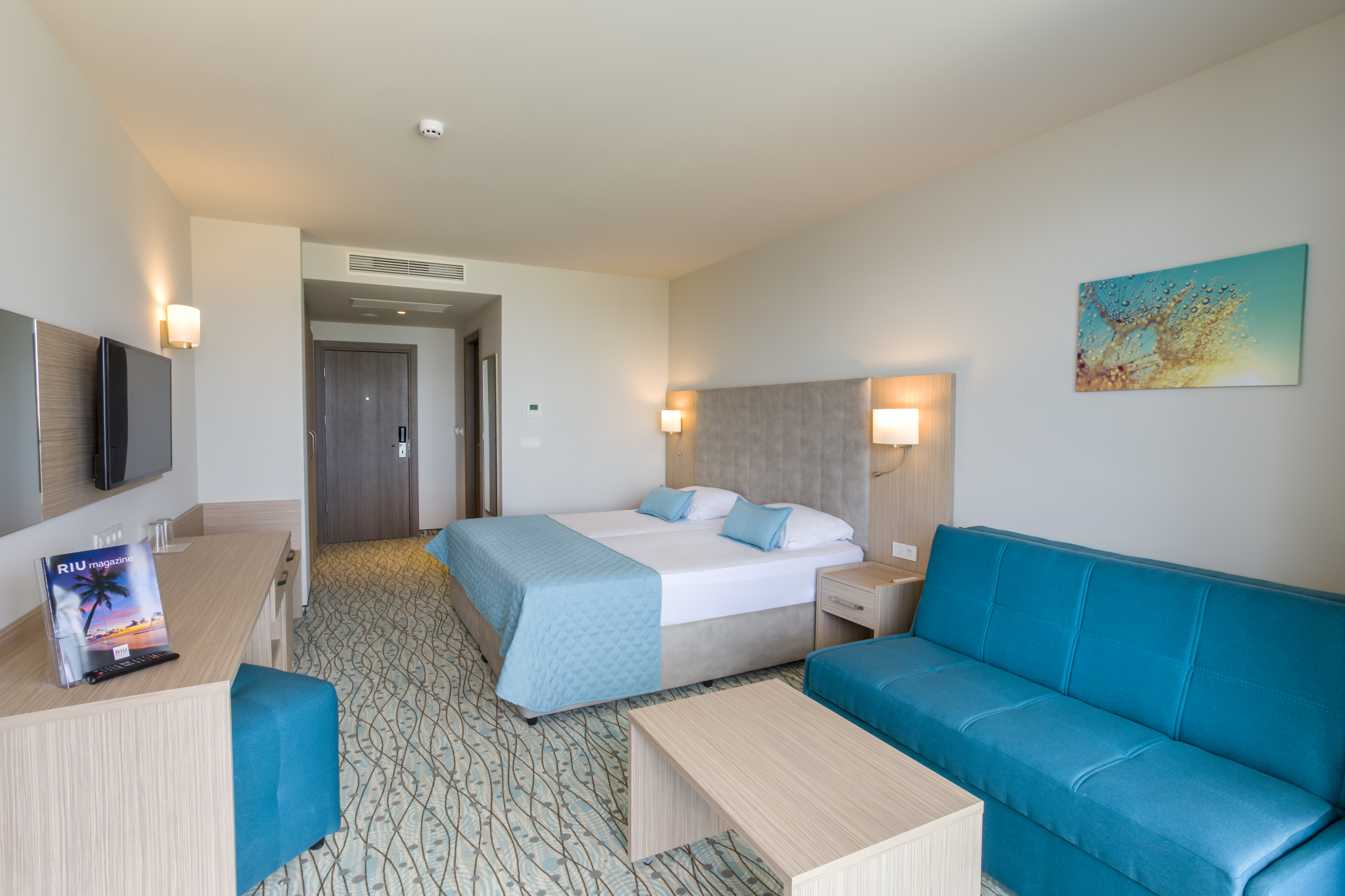 Room, Double Bed, Side Sea View