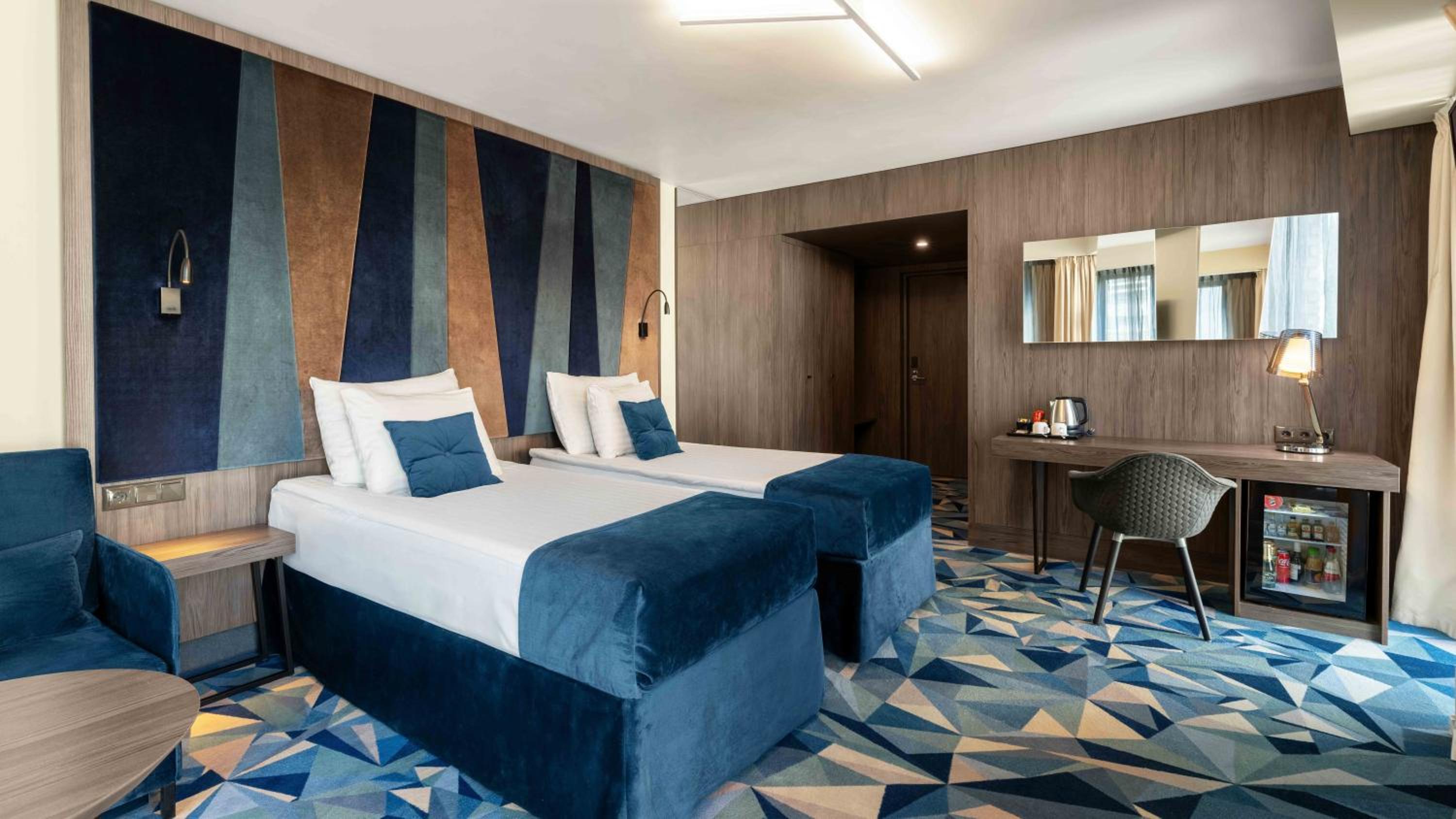 غرفة قياسية بسرير مزدوج أو سريرين منفصلين مع أريكة، Wellton Riverside SPA Hotel 9/10