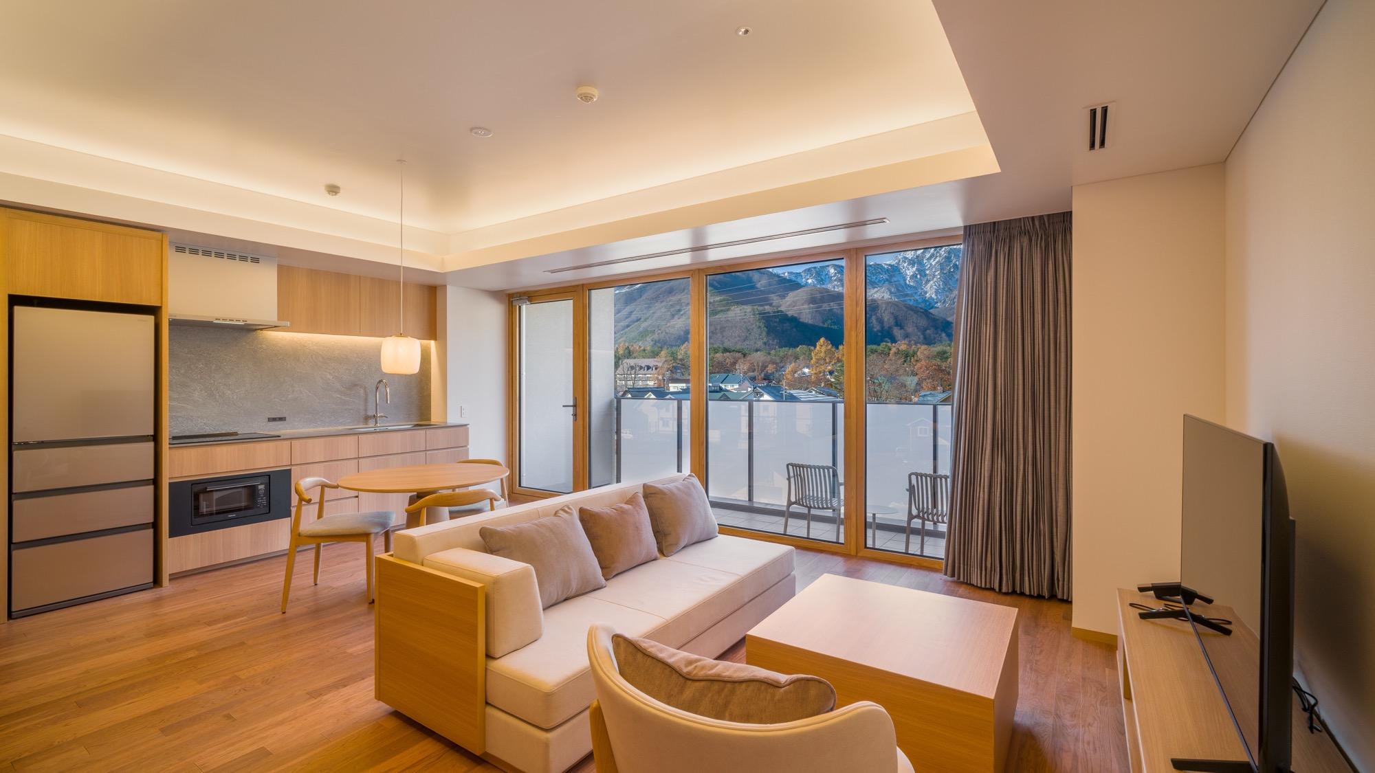 Standard, Twin Beds, Mountain View