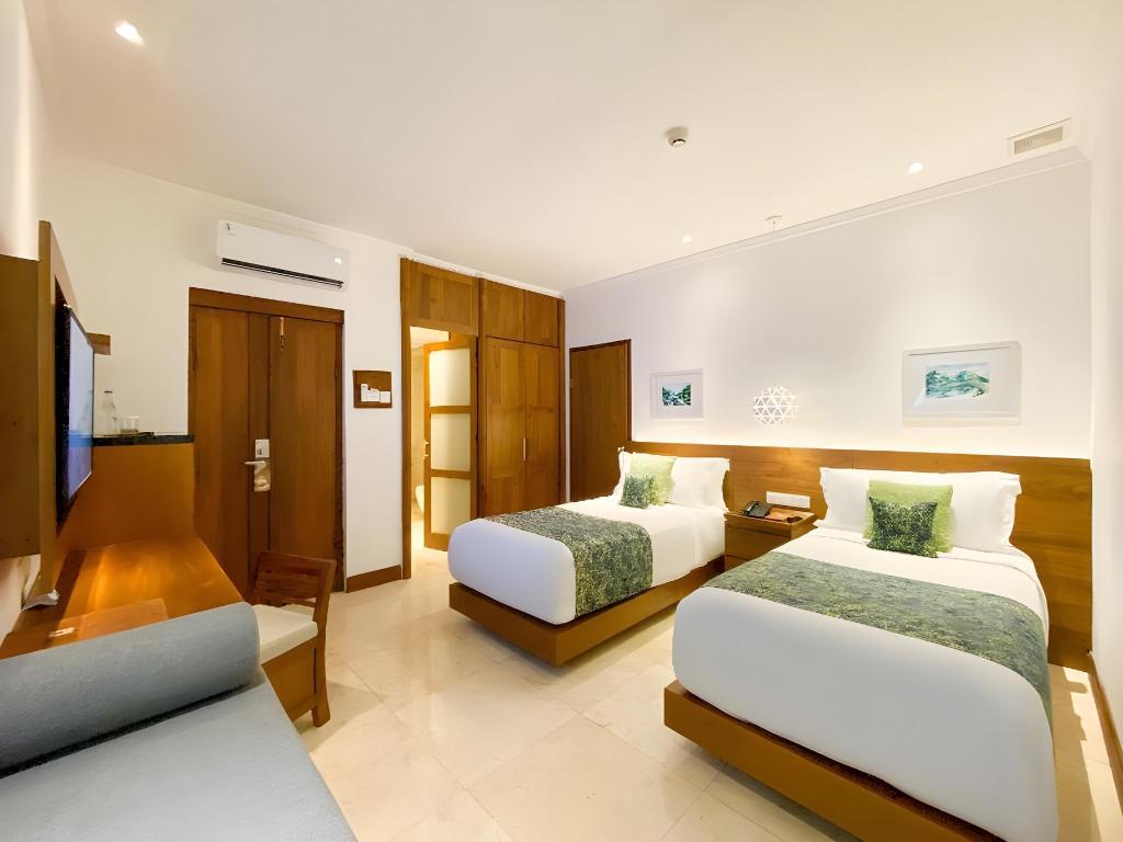 Ocean, Deluxe, Bungalow, Queen Bed