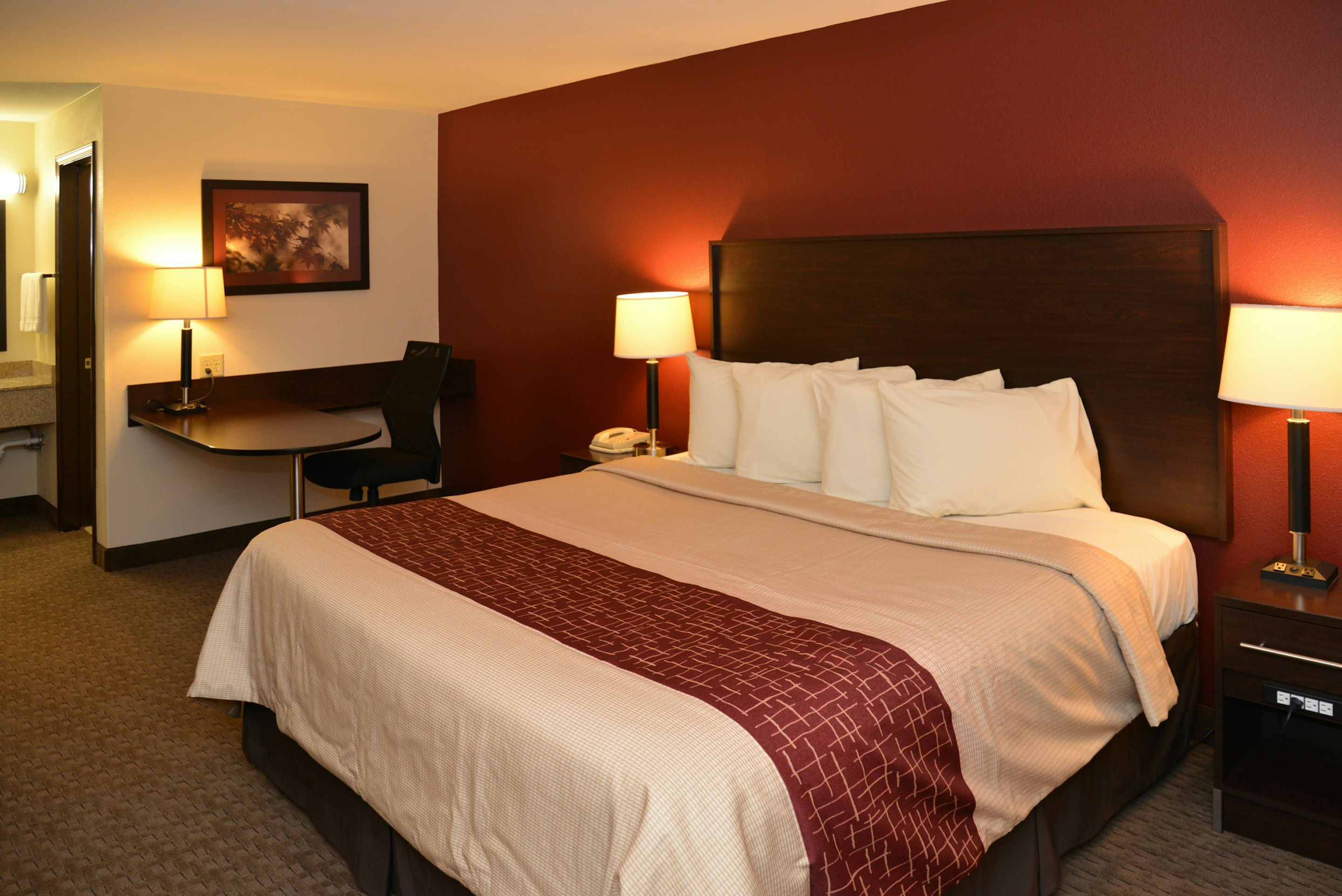 غرفة سوبيريور بسرير كينج لذوي الإعاقة، Red Roof Inn Cookeville - Tennessee Tech 3/6