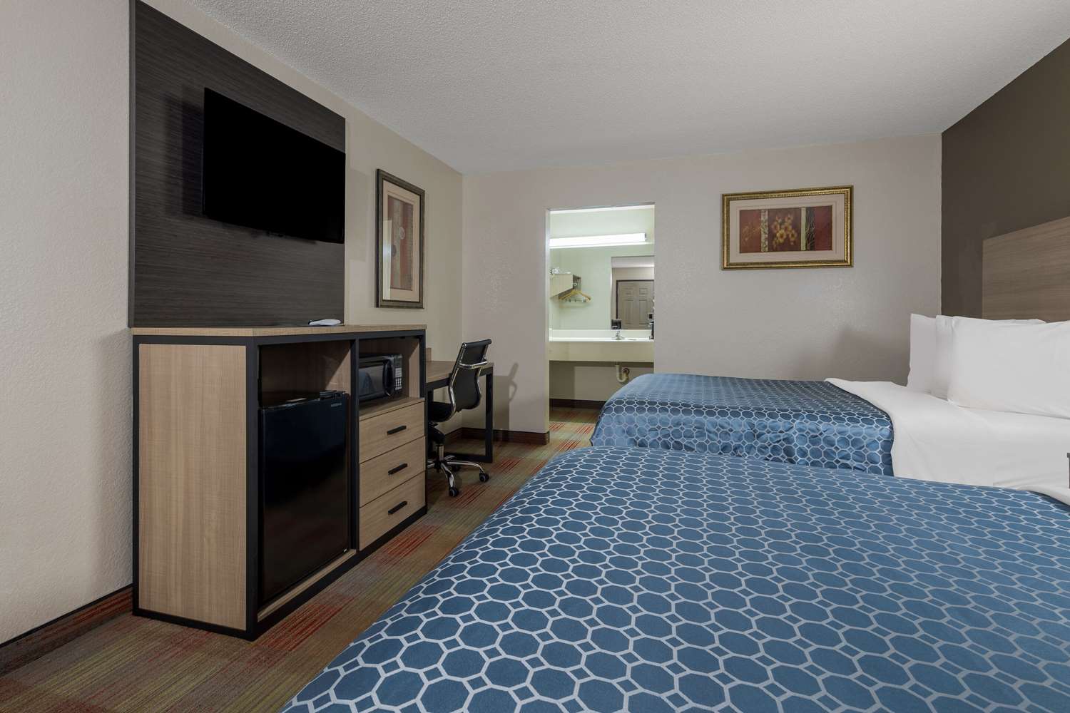 غرفة بسريرين مزدوجين، Rodeway Inn Ardmore I-65 3/5