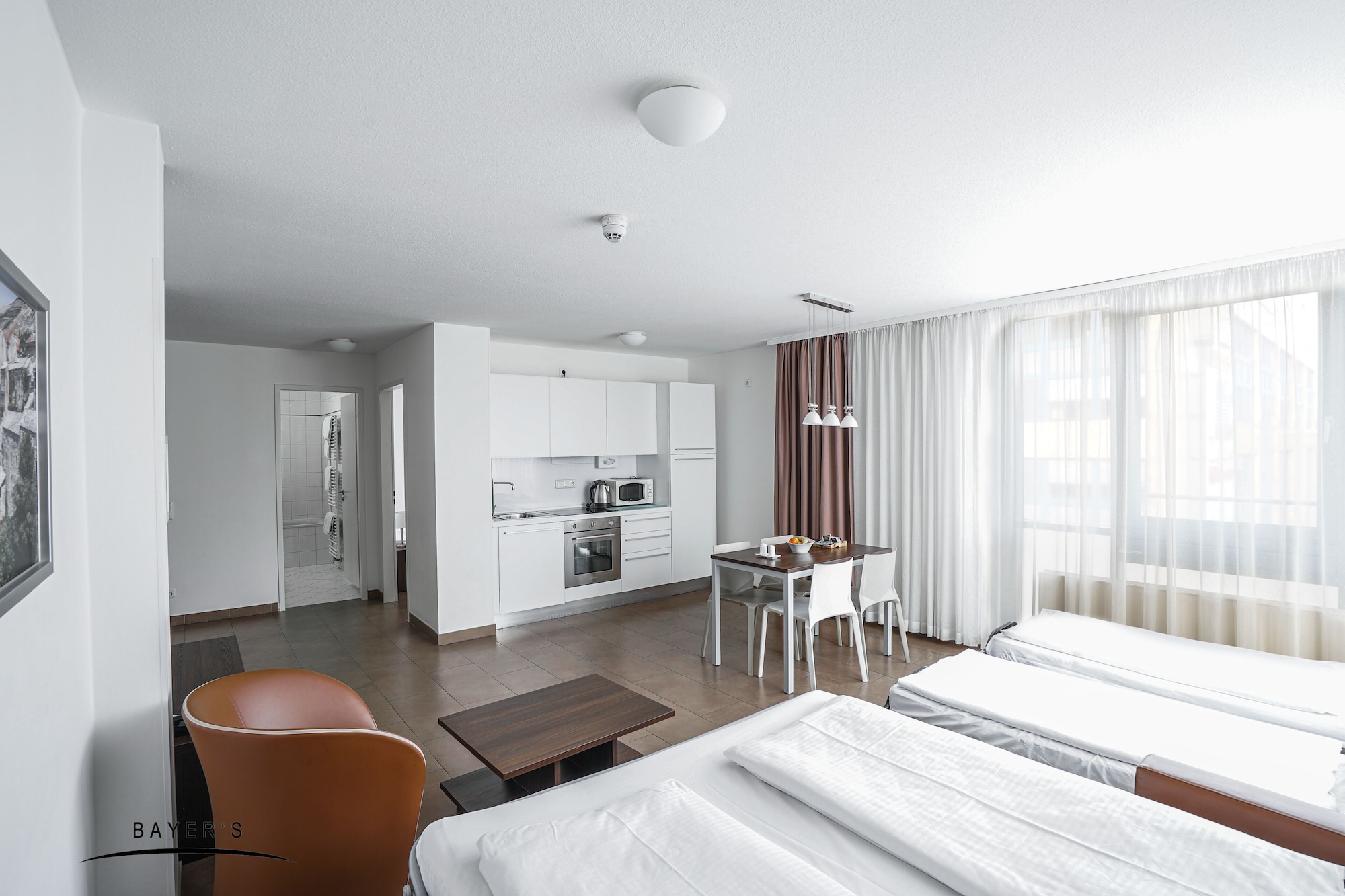 شقة سوبيريور بسرير كوين مع أريكة، Bayers Boardinghouse & Hotel 10/10