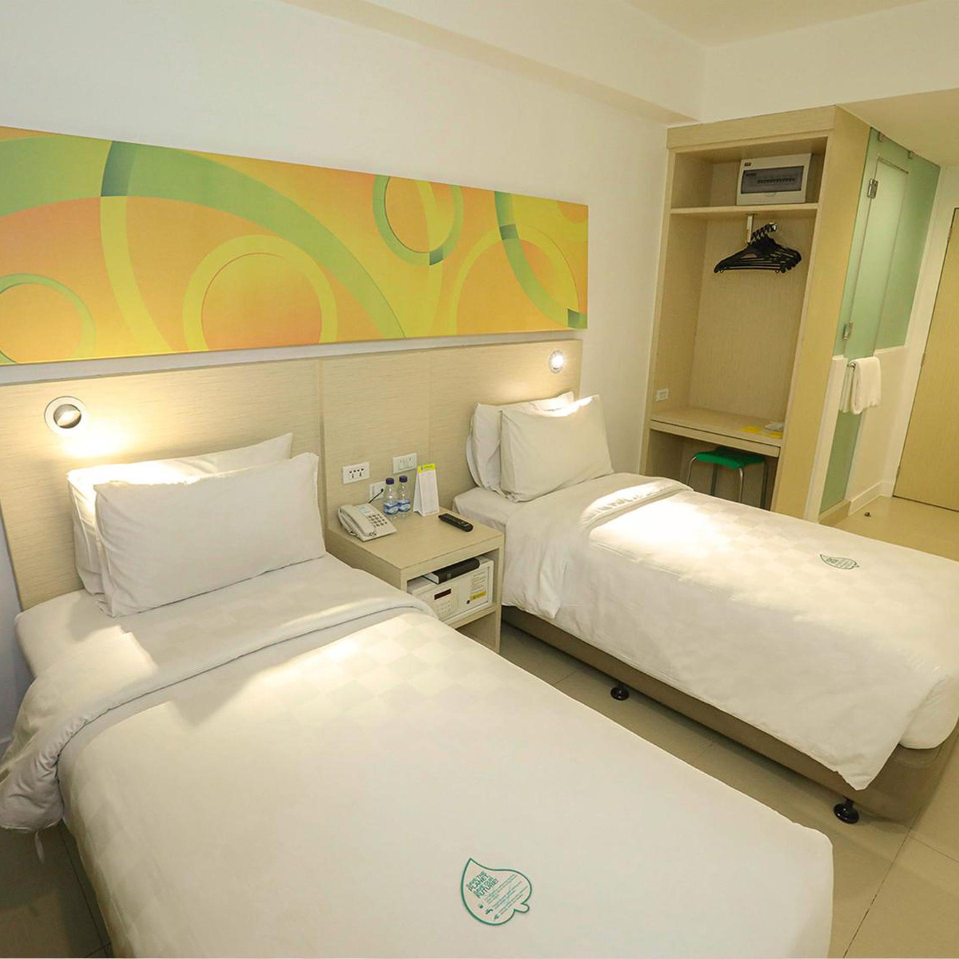 غرفة بسريرين منفصلين، Go Hotels North Edsa 5/7