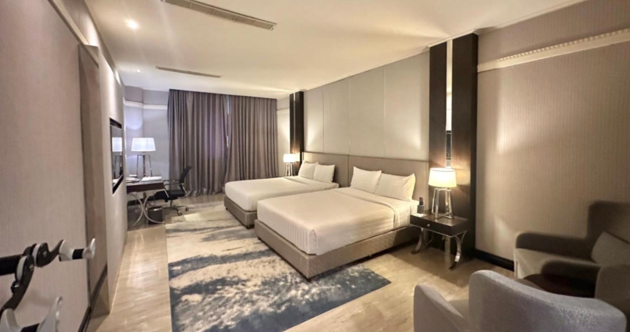 جناح ديلوكس بسريرين كوين، Le Charmé Suites 2/2