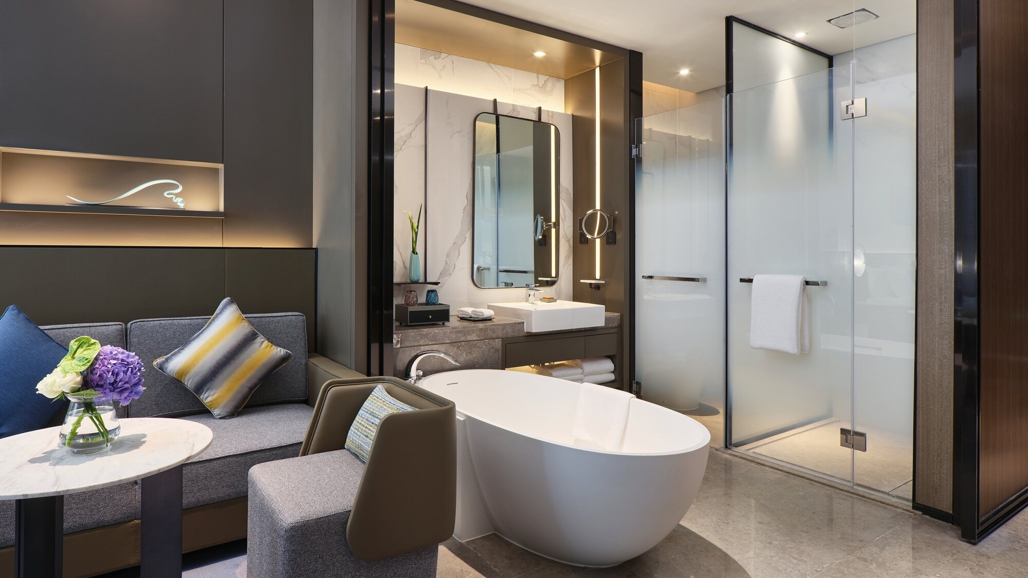 غرفة قياسية بسرير كينج، Crowne Plaza Wuhan Development Zone 6/7