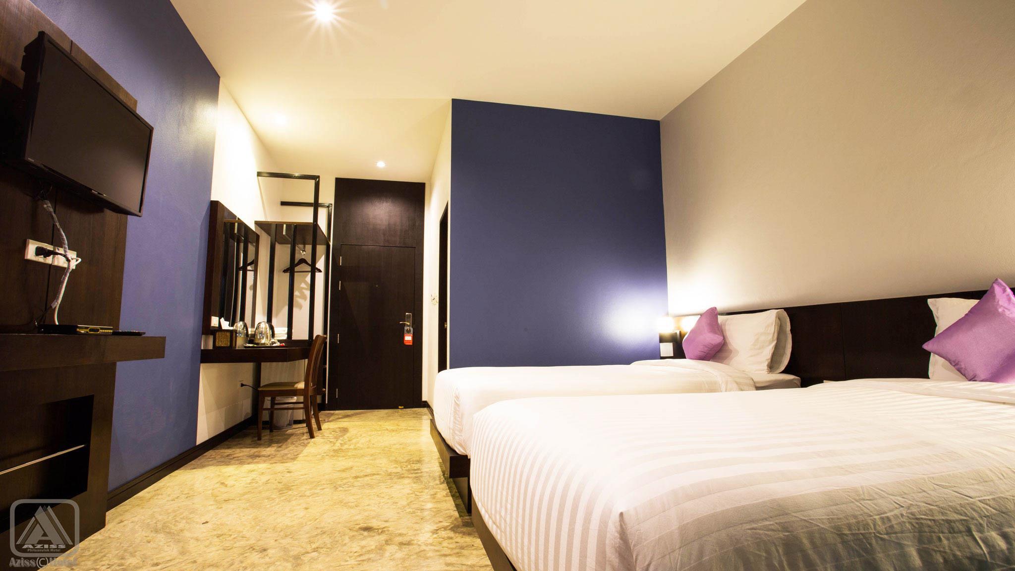 Semi Room, Deluxe, Twin Beds, 2 Semi Double Beds