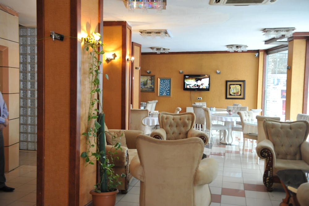 Lobby at Turvan Hotel, ISTANBUL