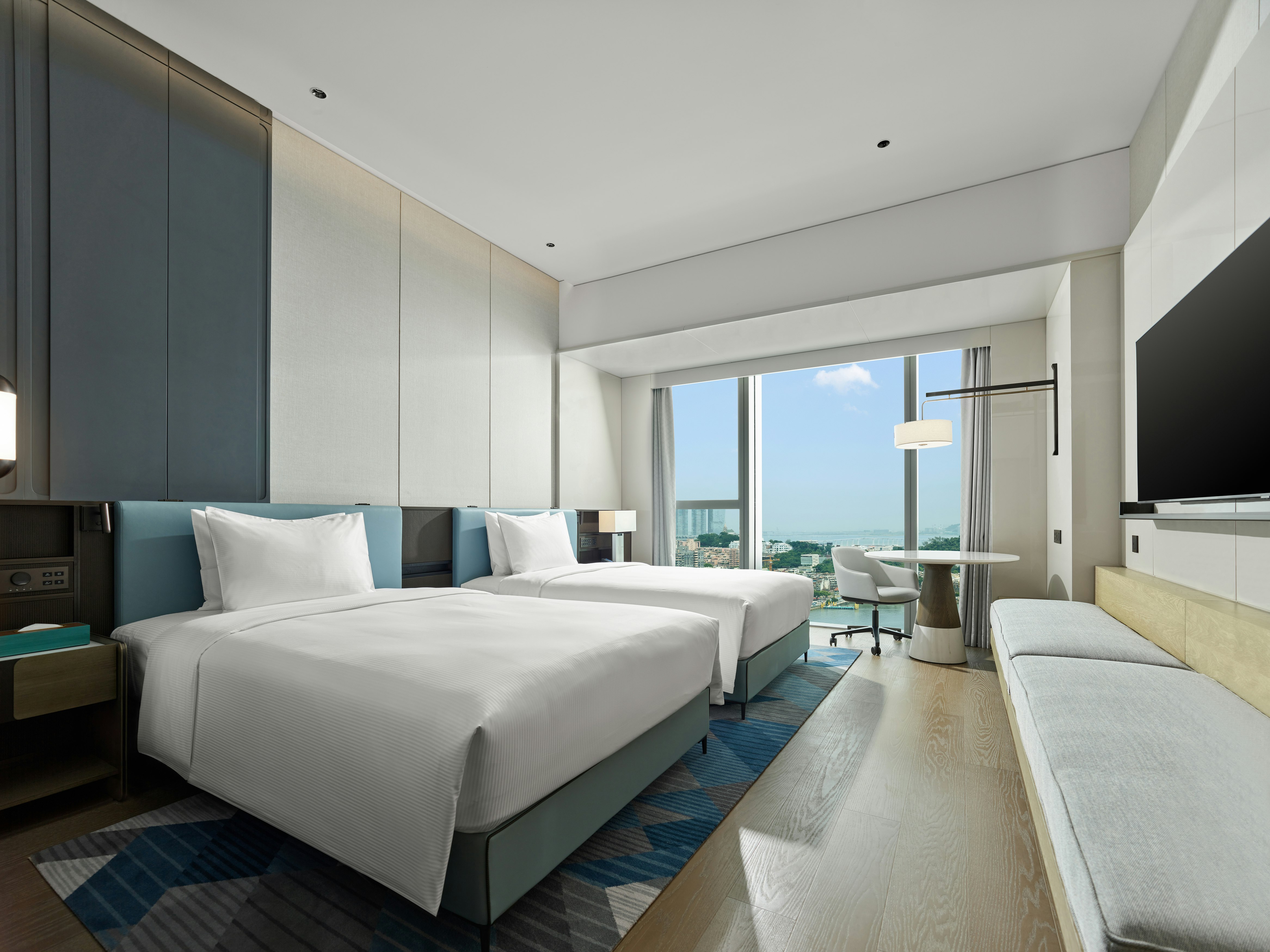 Deluxe, Twin Beds, Sea View