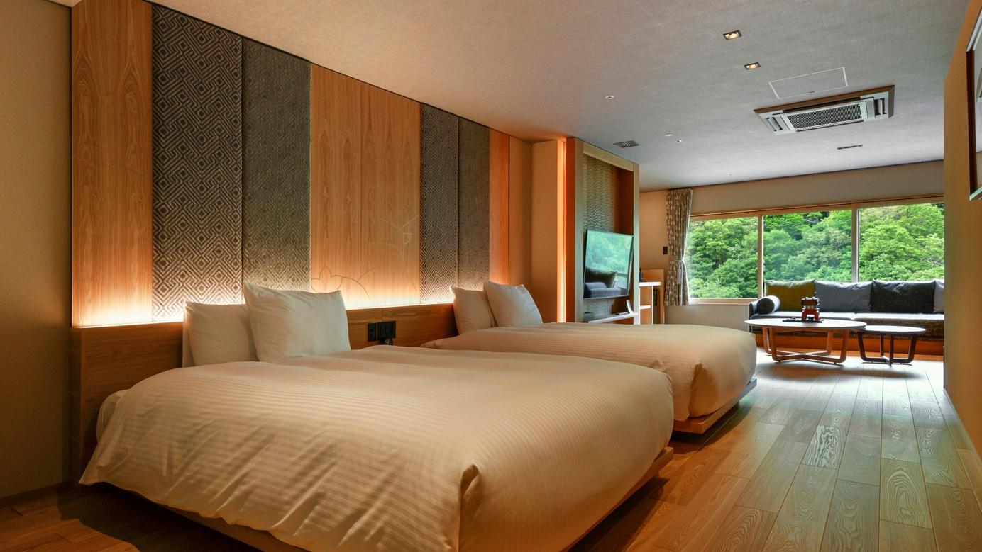 Room, Twin Beds, Mountain View, Executive Level