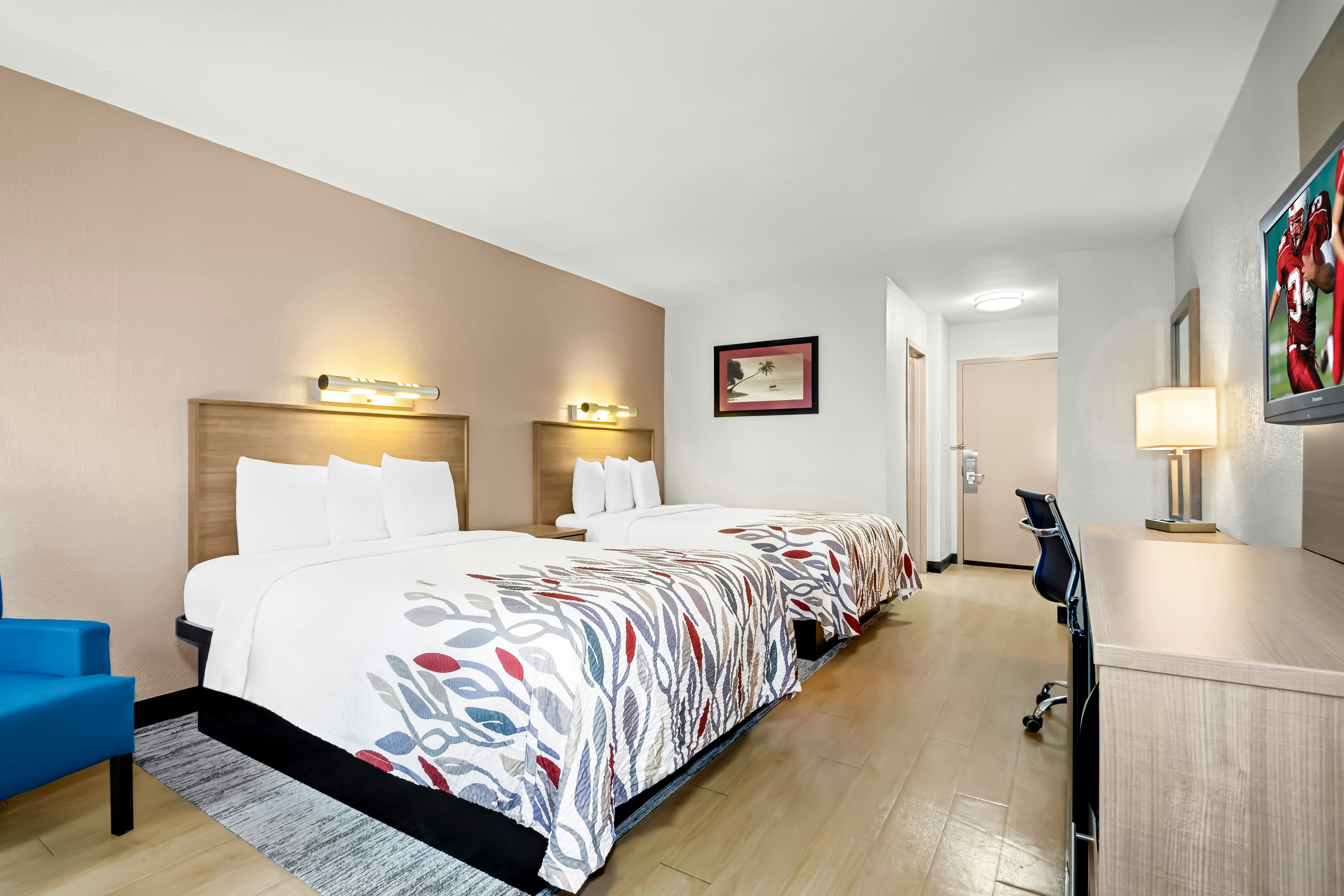 غرفة ديلوكس بسريرين مزدوجين، Red Roof Inn Myrtle Beach Hotel - Market Commons 5/8