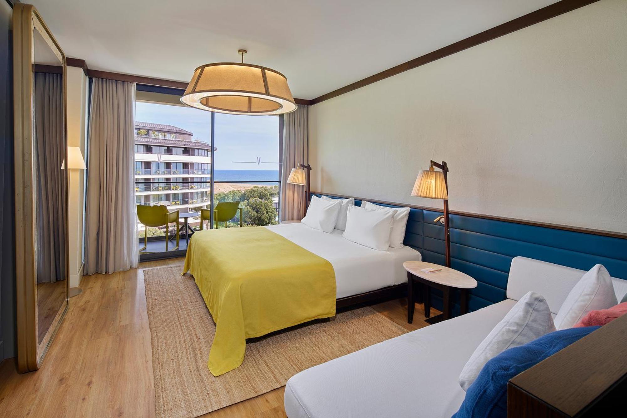Room, Single, Double Bed, Lateral Side Sea View, Sofa, Main Building