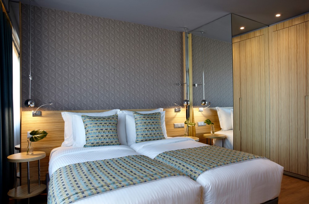 غرفة قياسية بسرير مزدوج، Wyndham Grand Athens 2/3