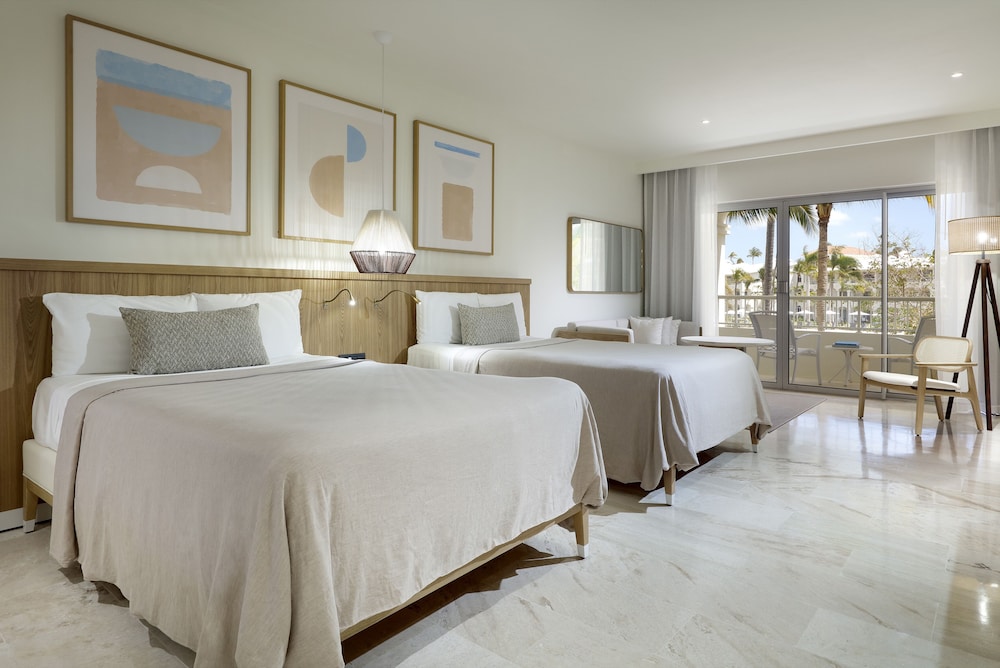 Junior Suite, 2 Double Beds, Garden View, Adult Only