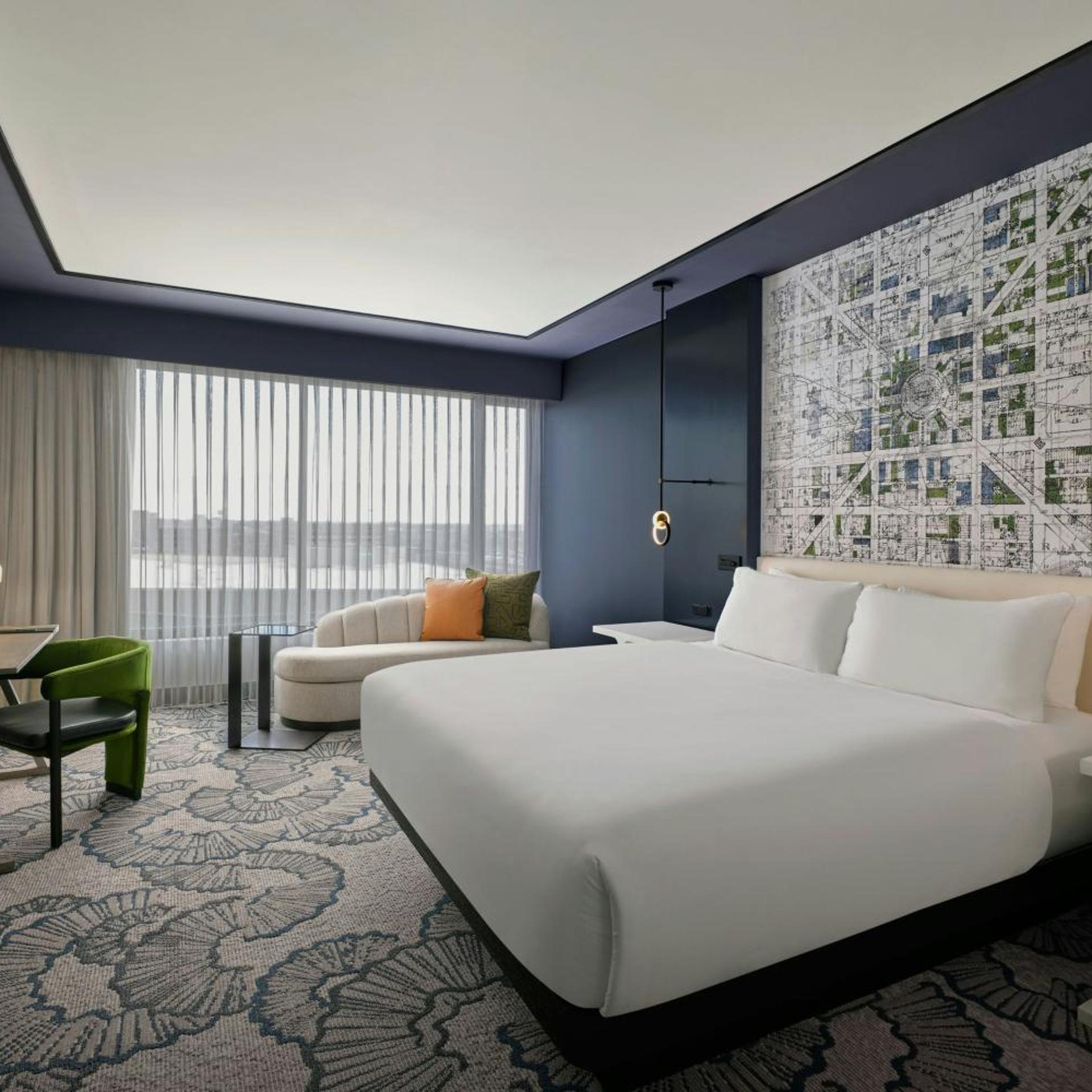 Deluxe, King Bed, Urban View