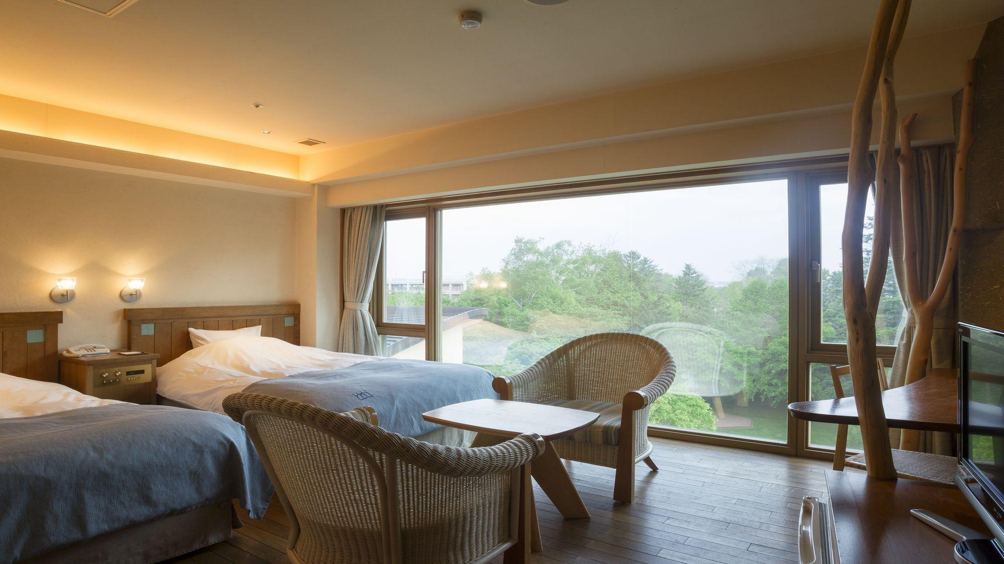 Room, Twin Beds, Garden View, Garden Wing