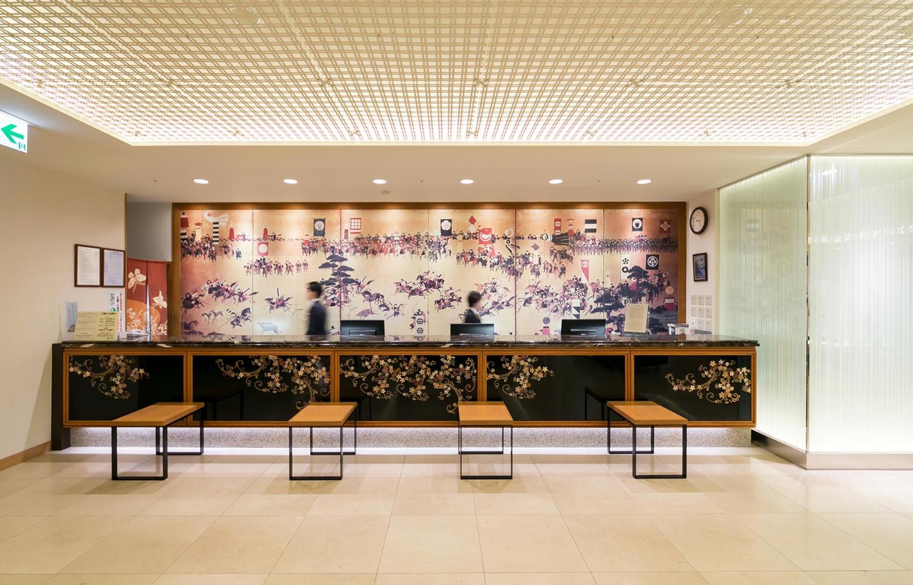 Lobby at Onyado Toho, AIZUWAKAMATSU - FUKUSHIMA PREFECTURE
