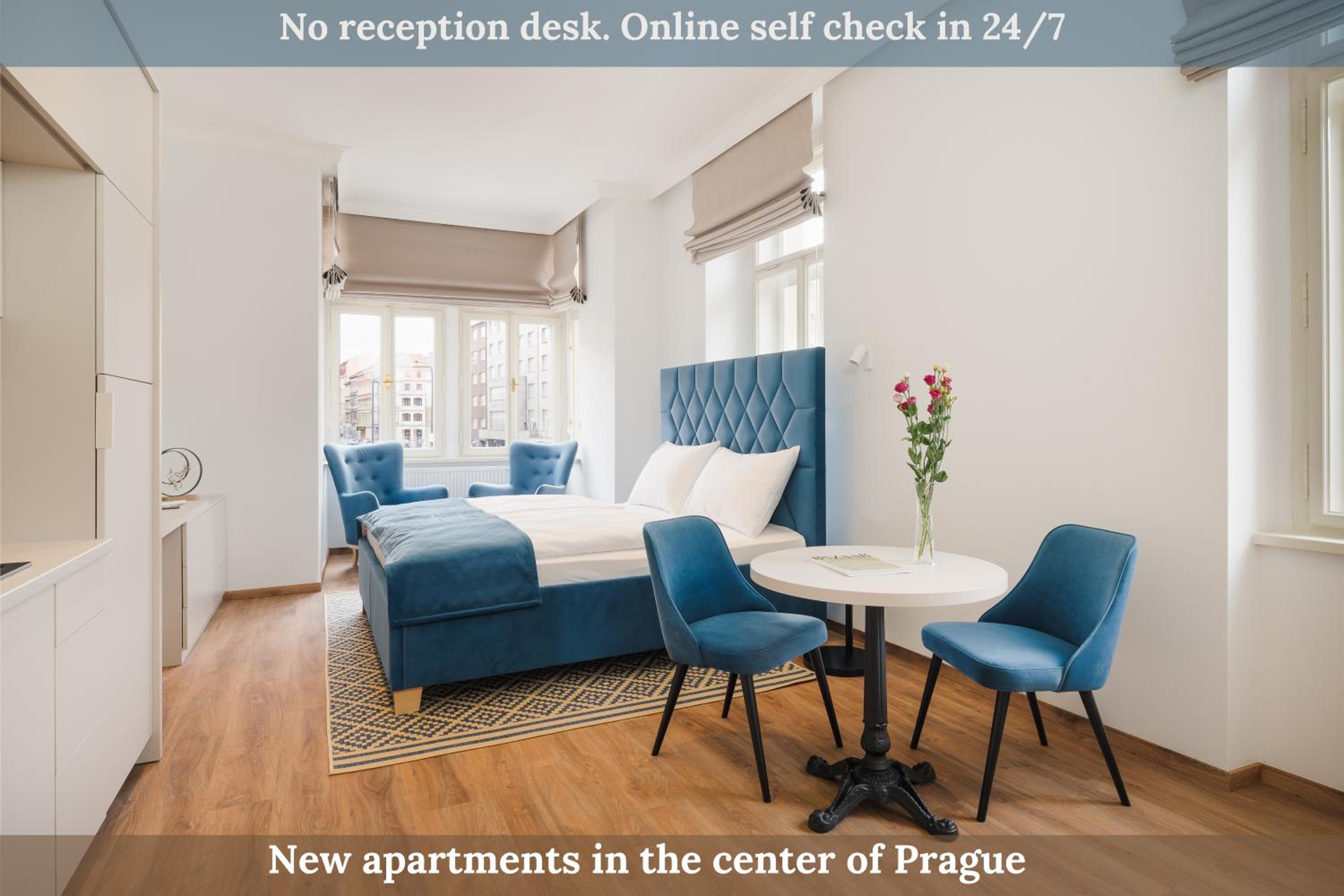 Deluxe, Apartment, Queen Bed, Square View, Balcony