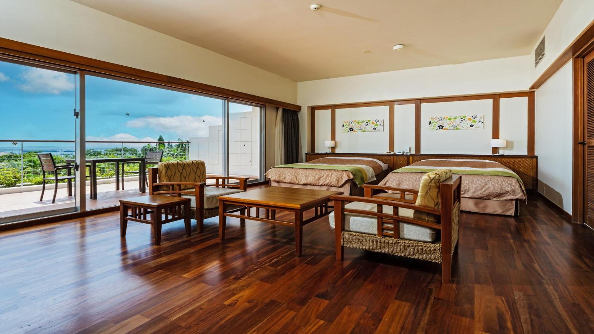Room, Twin Beds, Terrace