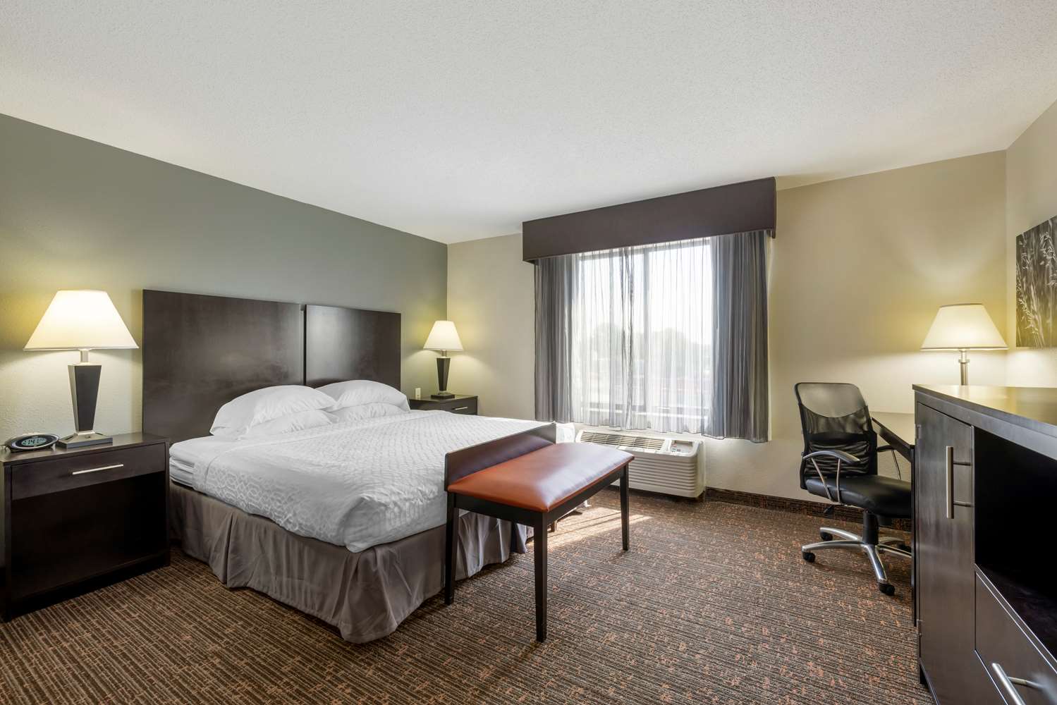 جناح بسرير كينج مع أريكة، Best Western Plus Omaha Airport Inn 2/5