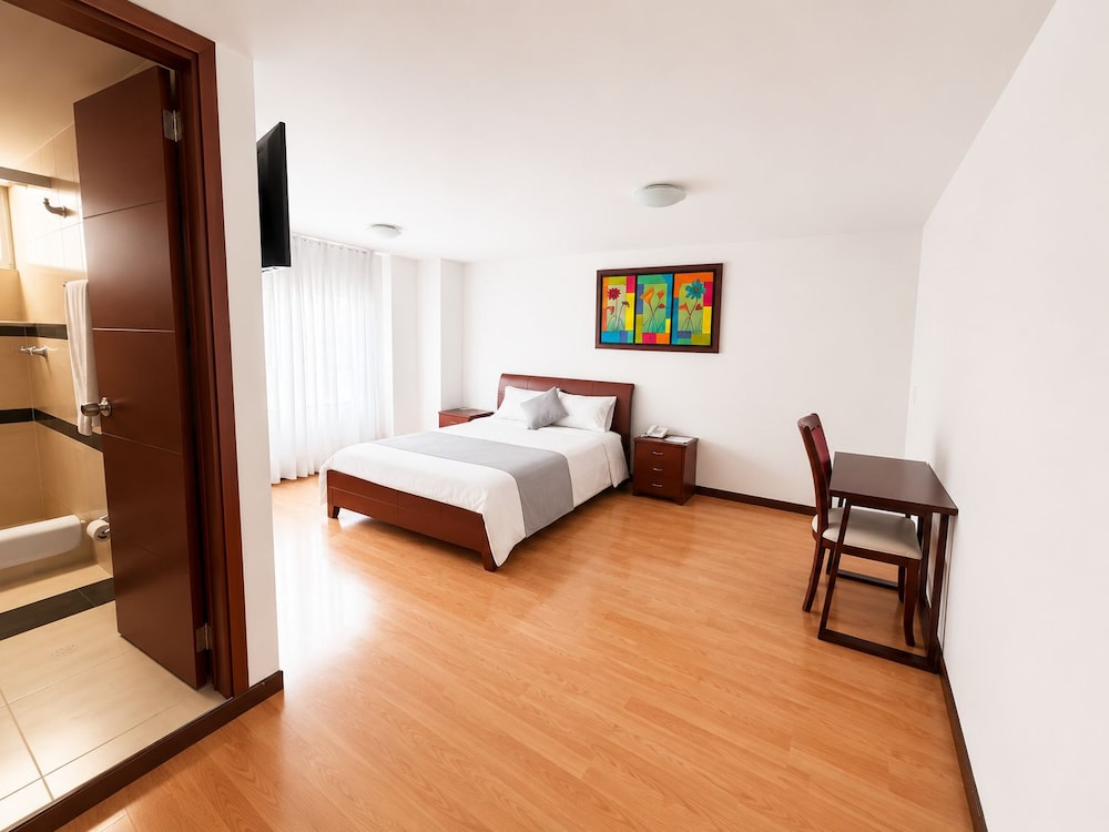 غرفة بسرير كوين، Nogal Suite Hotel Pasto 8/10