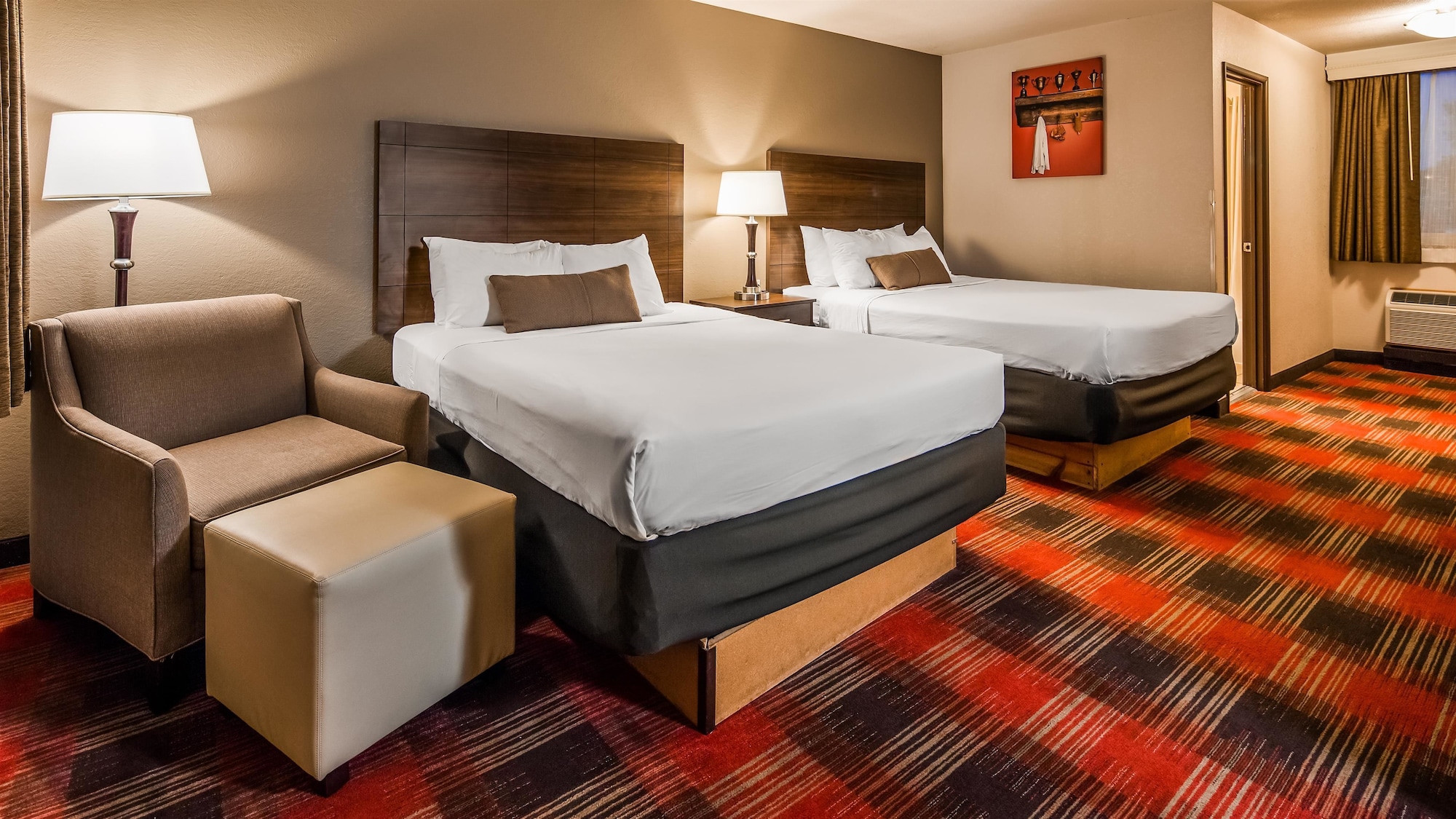 غرفة قياسية بسريرين مزدوجين، Best Western Green Bay Inn Conference Center 5/8