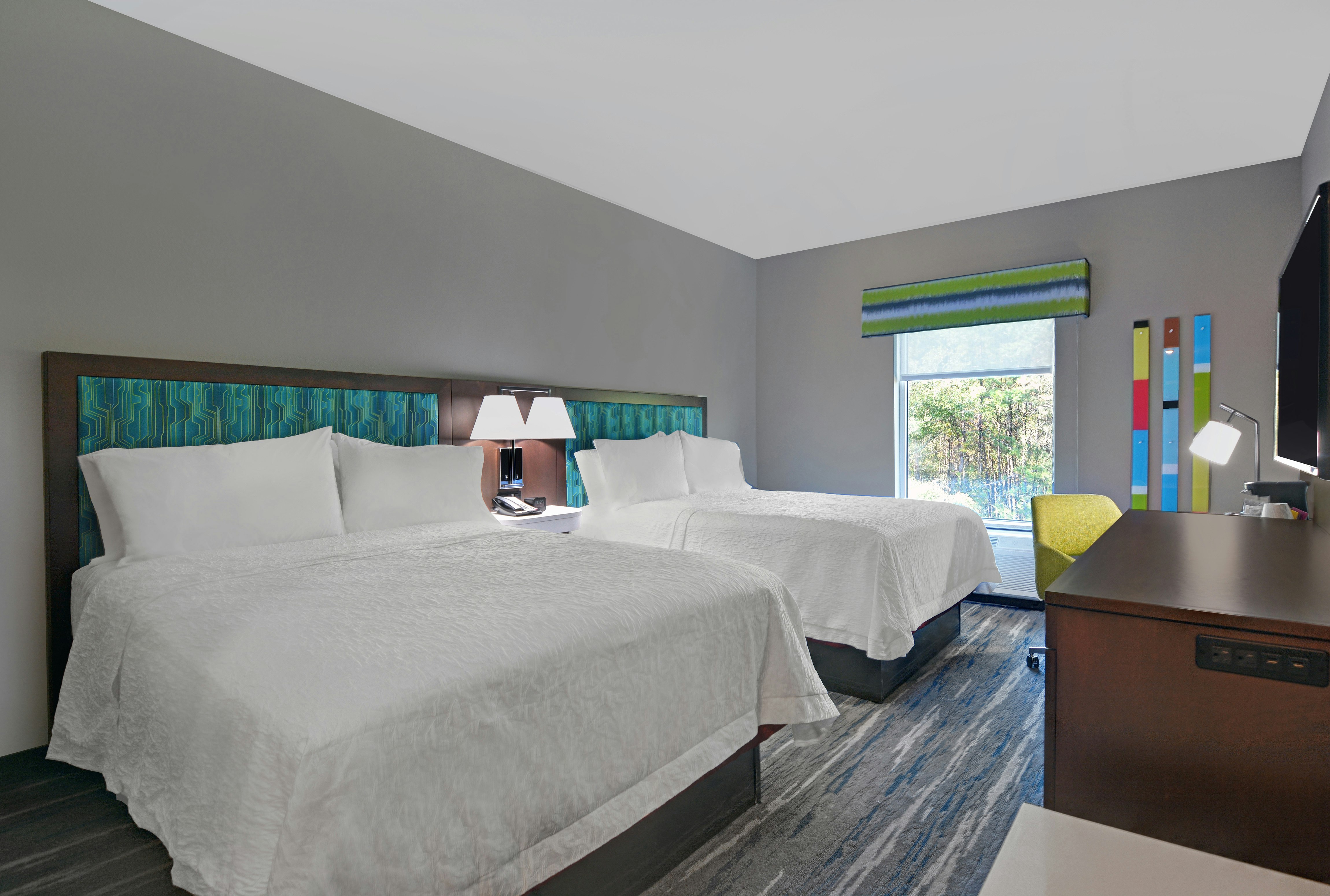 غرفة بسريرين كوين، Hampton Inn Suites Macclenny I 10 3/4