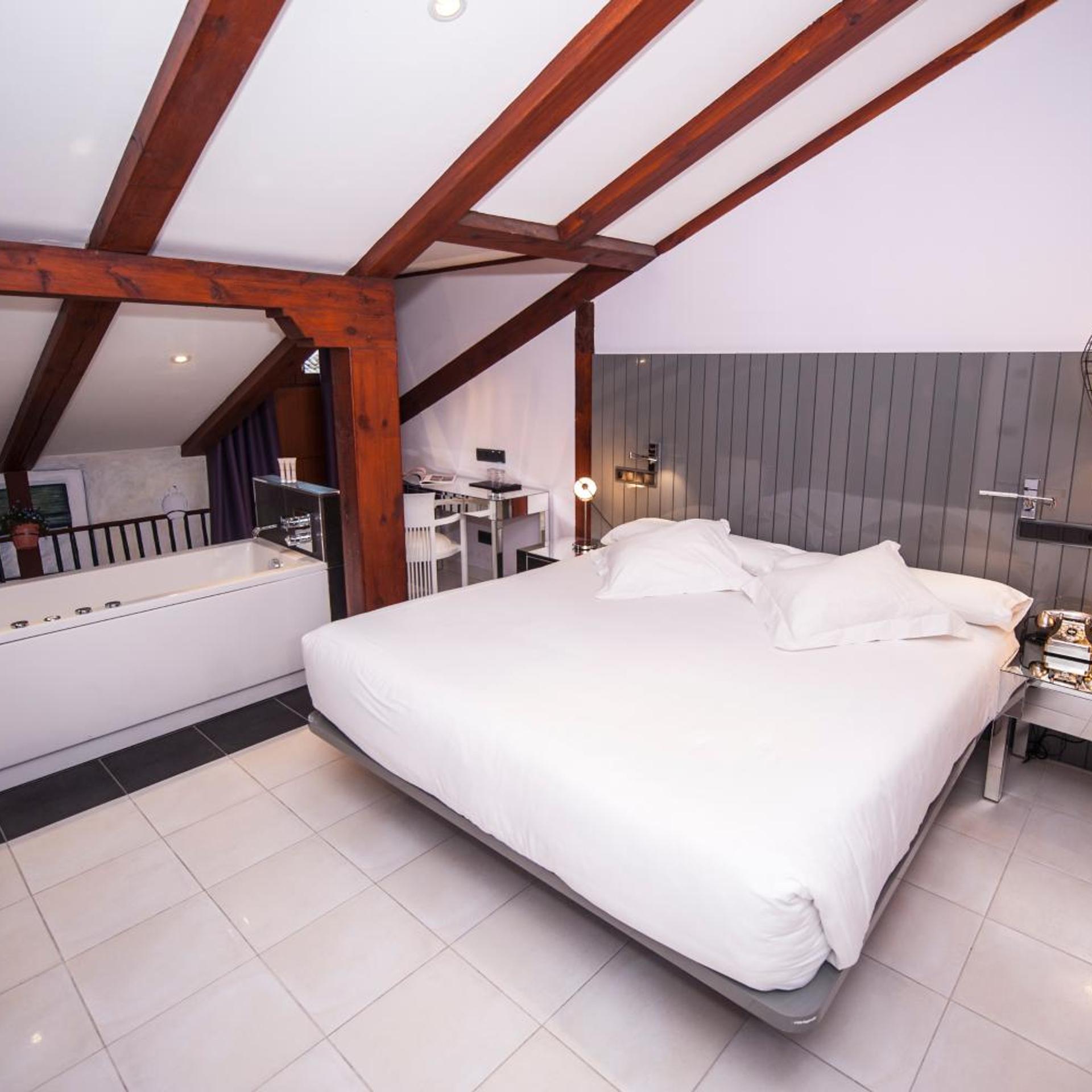 Room, Double Bed, Attic