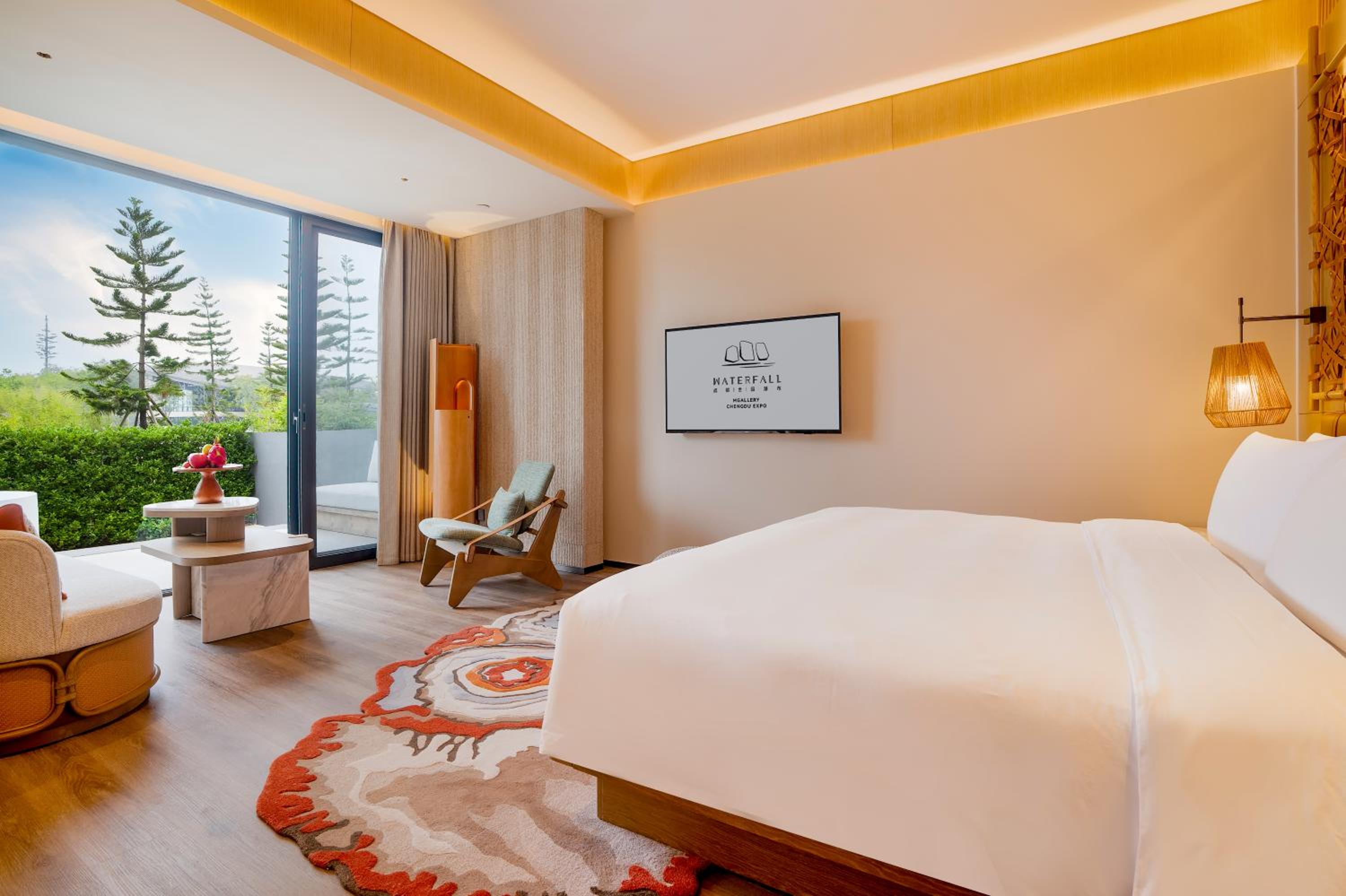 Courtyard, Deluxe, King Bed, Park View