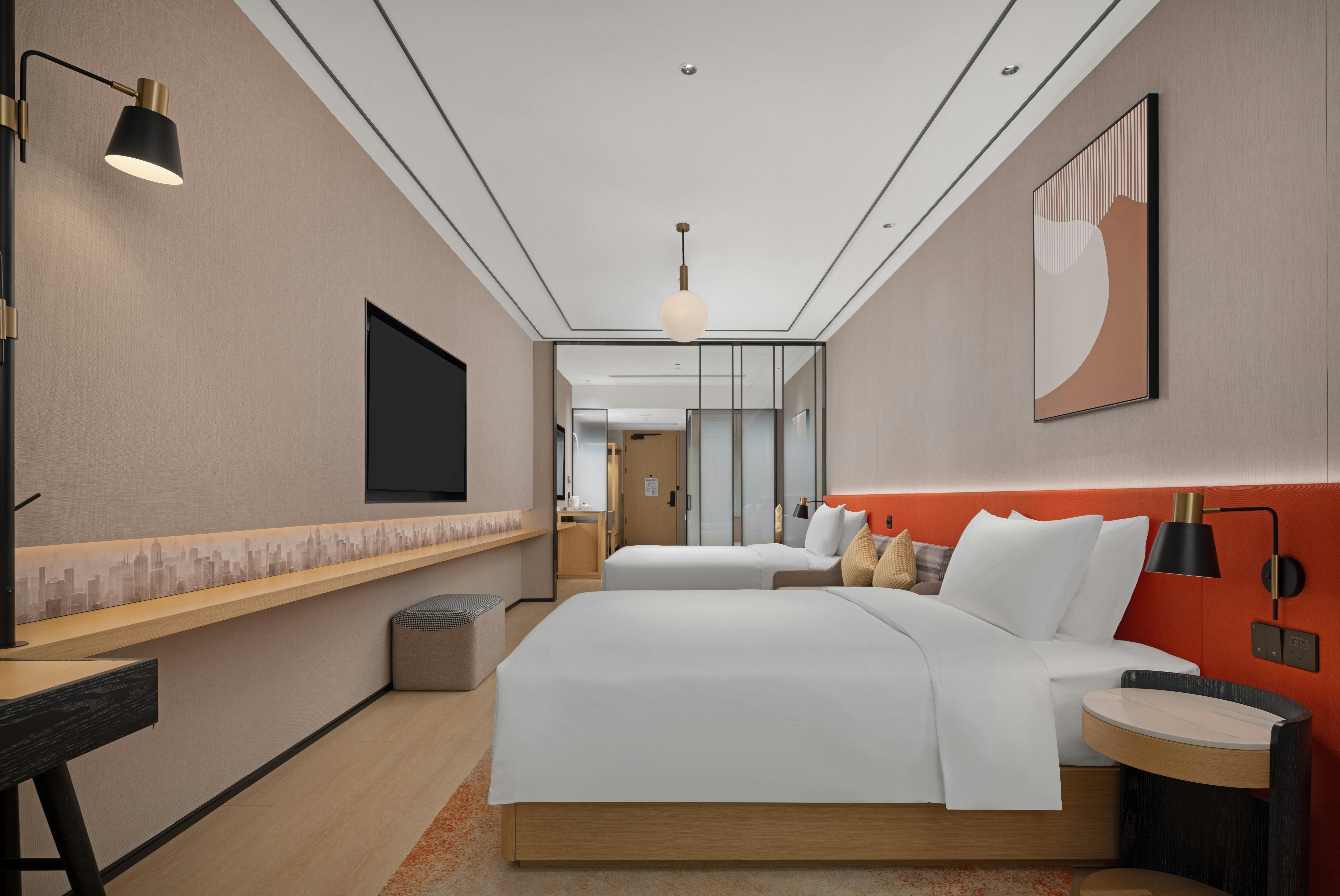 STUDIO, TWIN BEDS