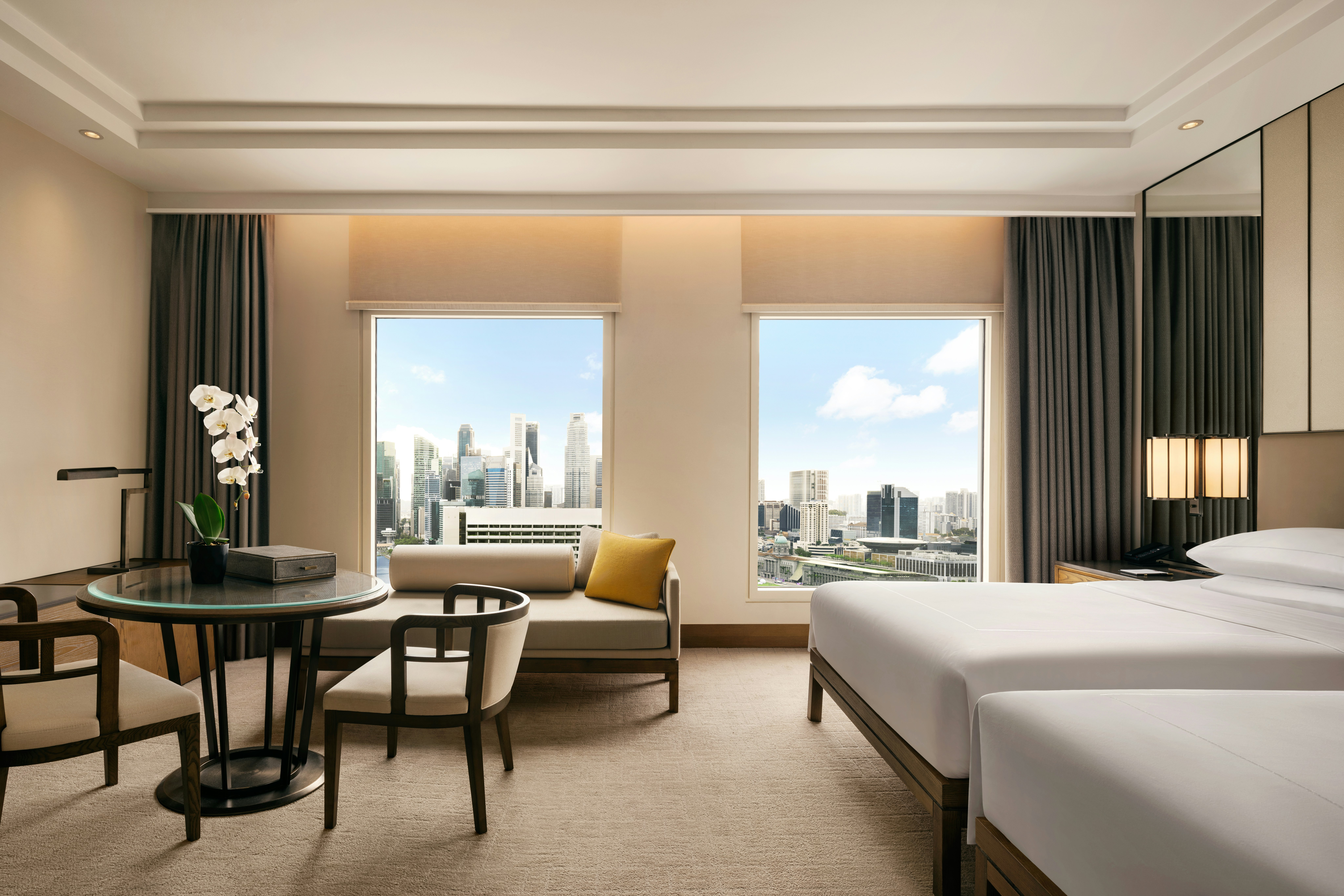 غرفة تنفيذية بسريرين منفصلين، Conrad Singapore Marina Bay 2/2