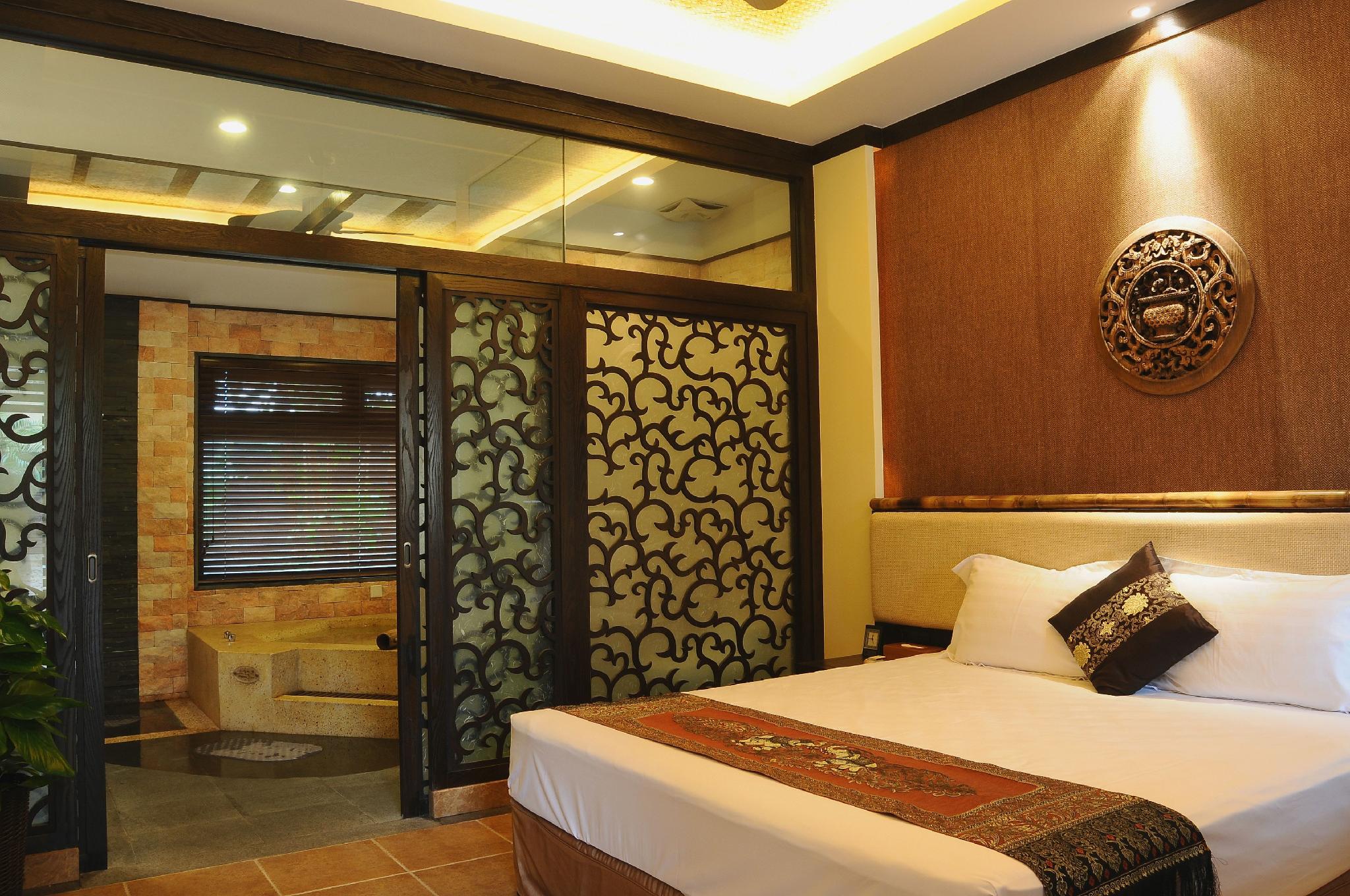 Garden, Luxury, Pavilion, House, Queen Bed, Hot Spring Bath
