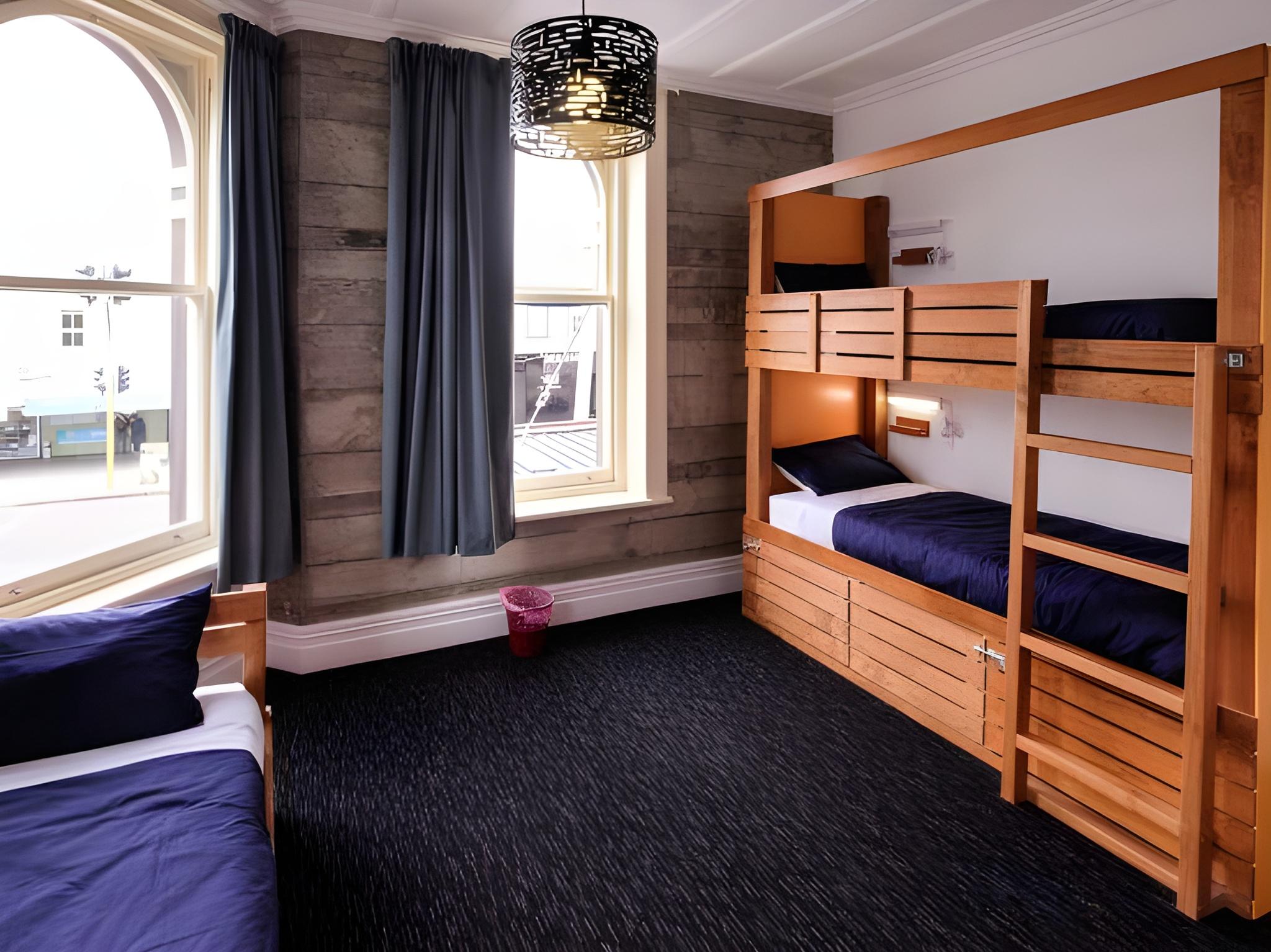 Bed in 10 Bed Dorm Shared Bathroom