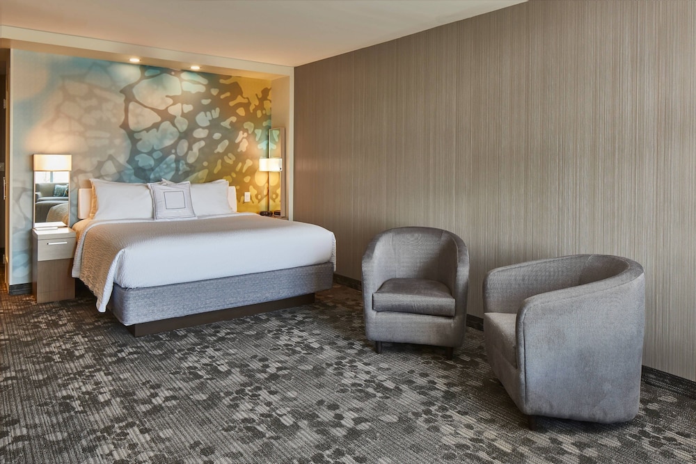جناح بسرير كينج بإطلالة على النهر مع أريكة لذوي الإعاقة، Courtyard By Marriott Albany Troy/Waterfront 2/5