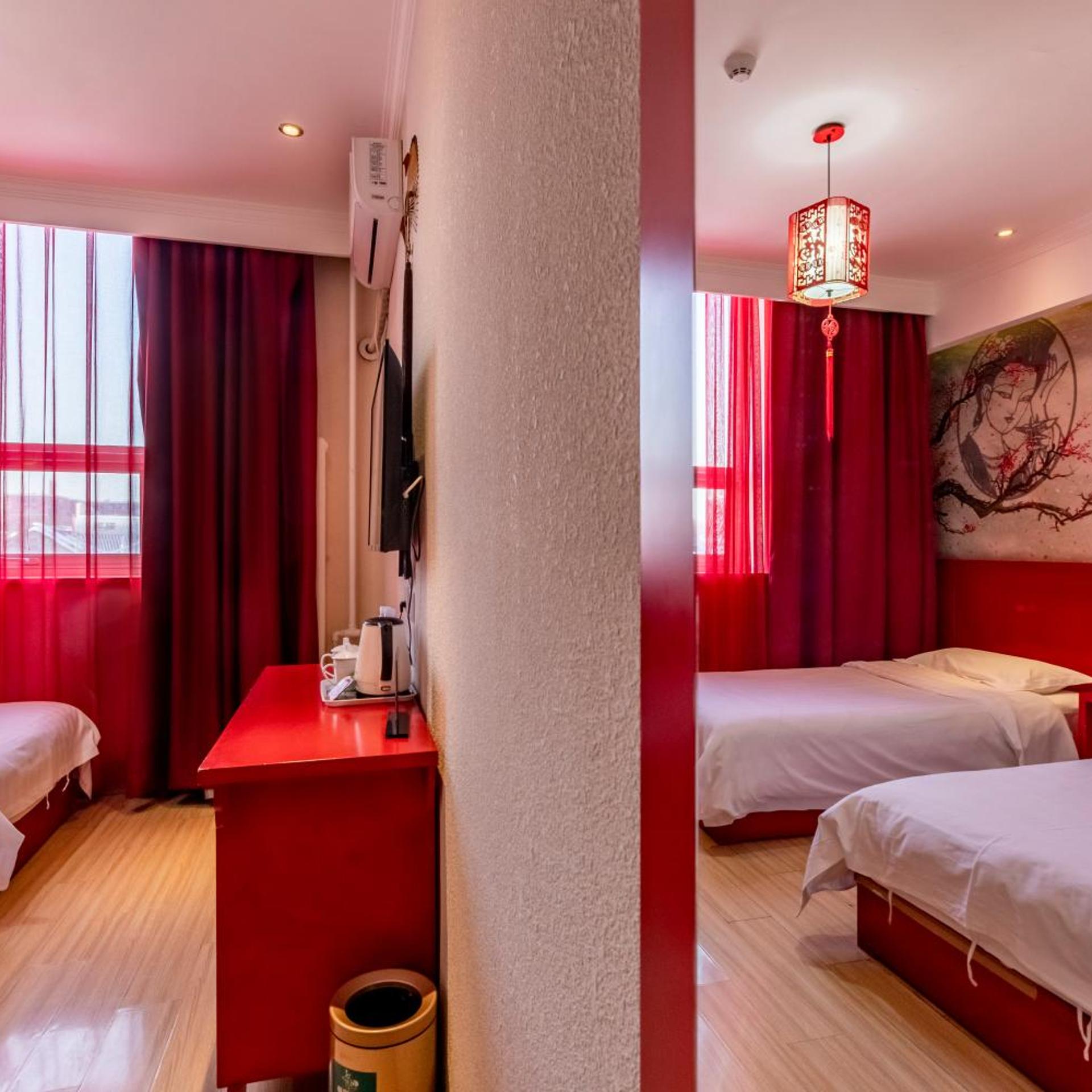 غرفة ديلوكس بسريرين منفصلين، Dragon King Hostel 6/8