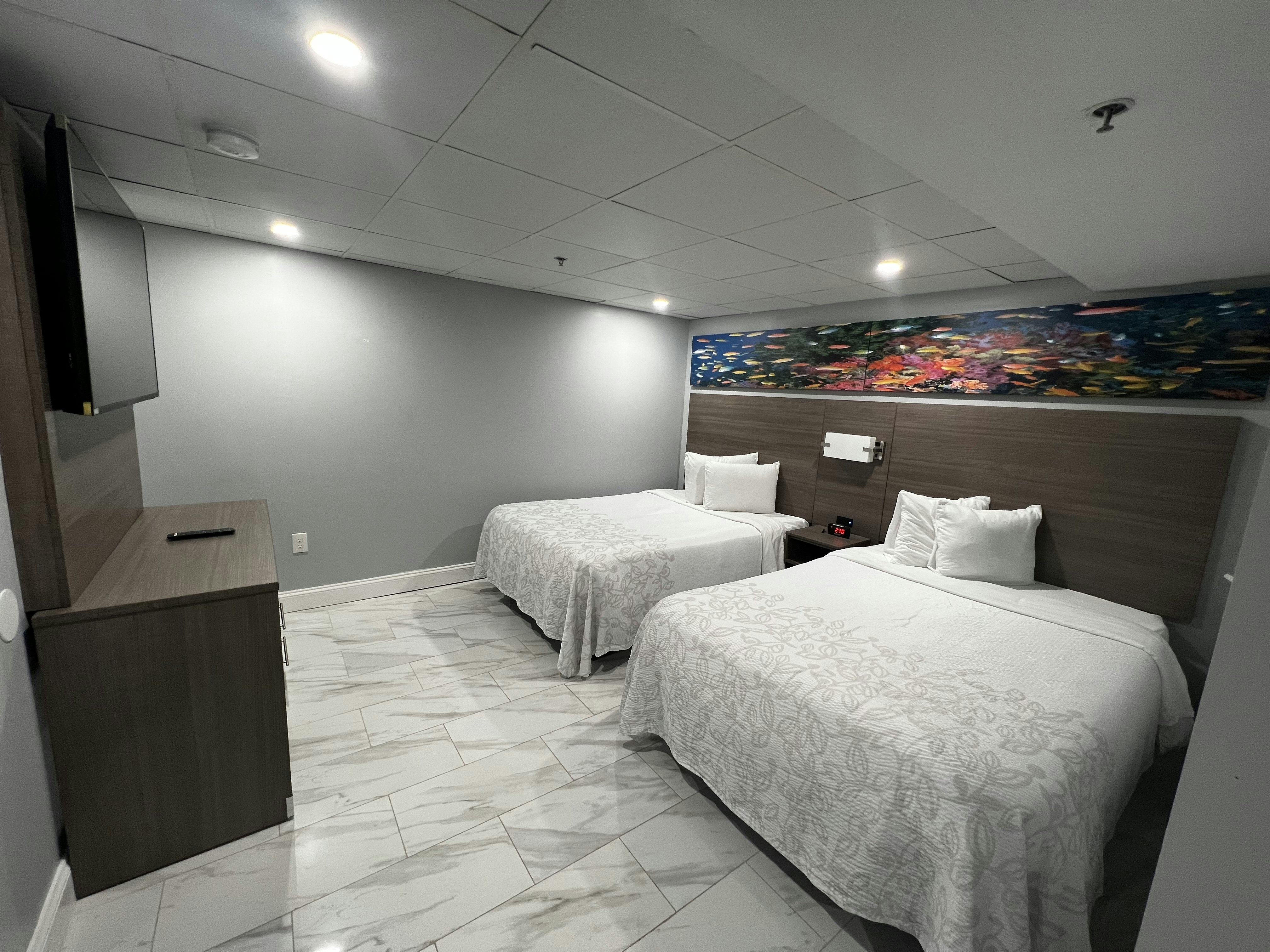 Suite, 2 Double Beds, Kitchen
