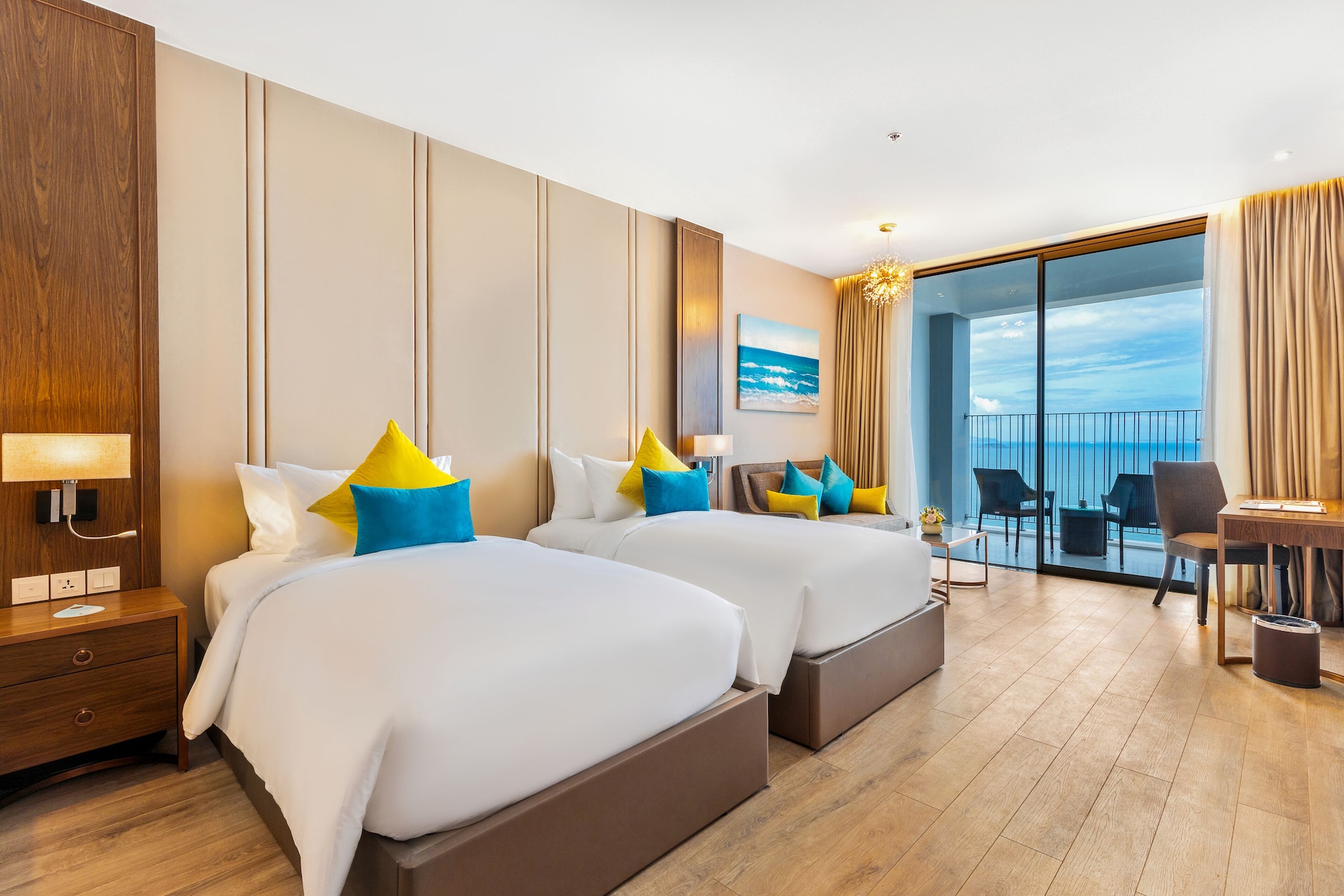 DELUXE, TWIN BEDS, OCEAN VIEW