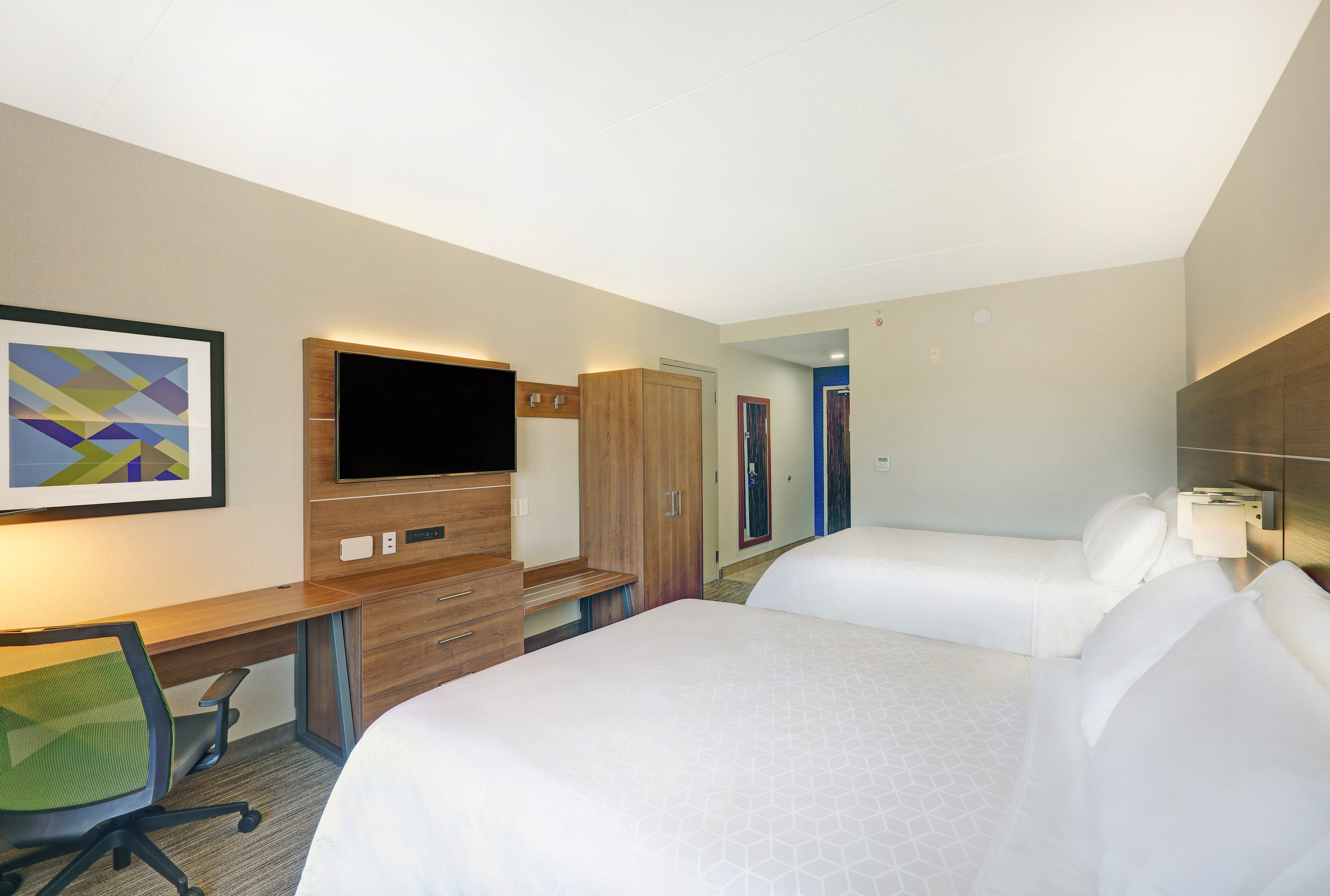غرفة بسريرين كوين، Holiday Inn Express Hotel Suites Woodstock South 3/4