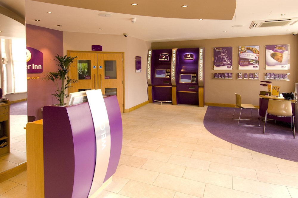Lobby at Premier Inn London Kensington, LONDON