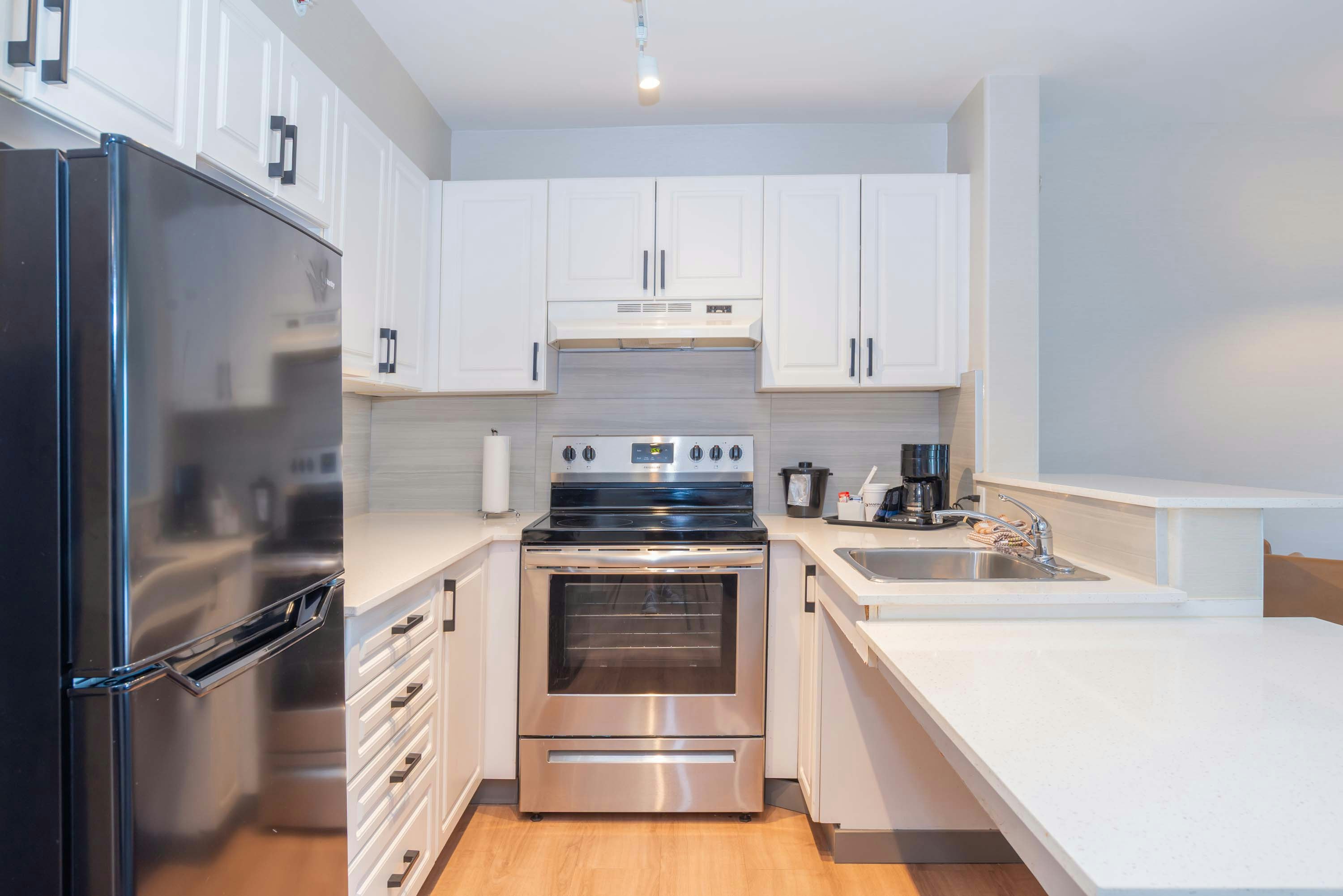 جناح بسرير كينج بإطلالة مع أريكة بمطبخ، Sandman Suites Surrey Guildford 6/6