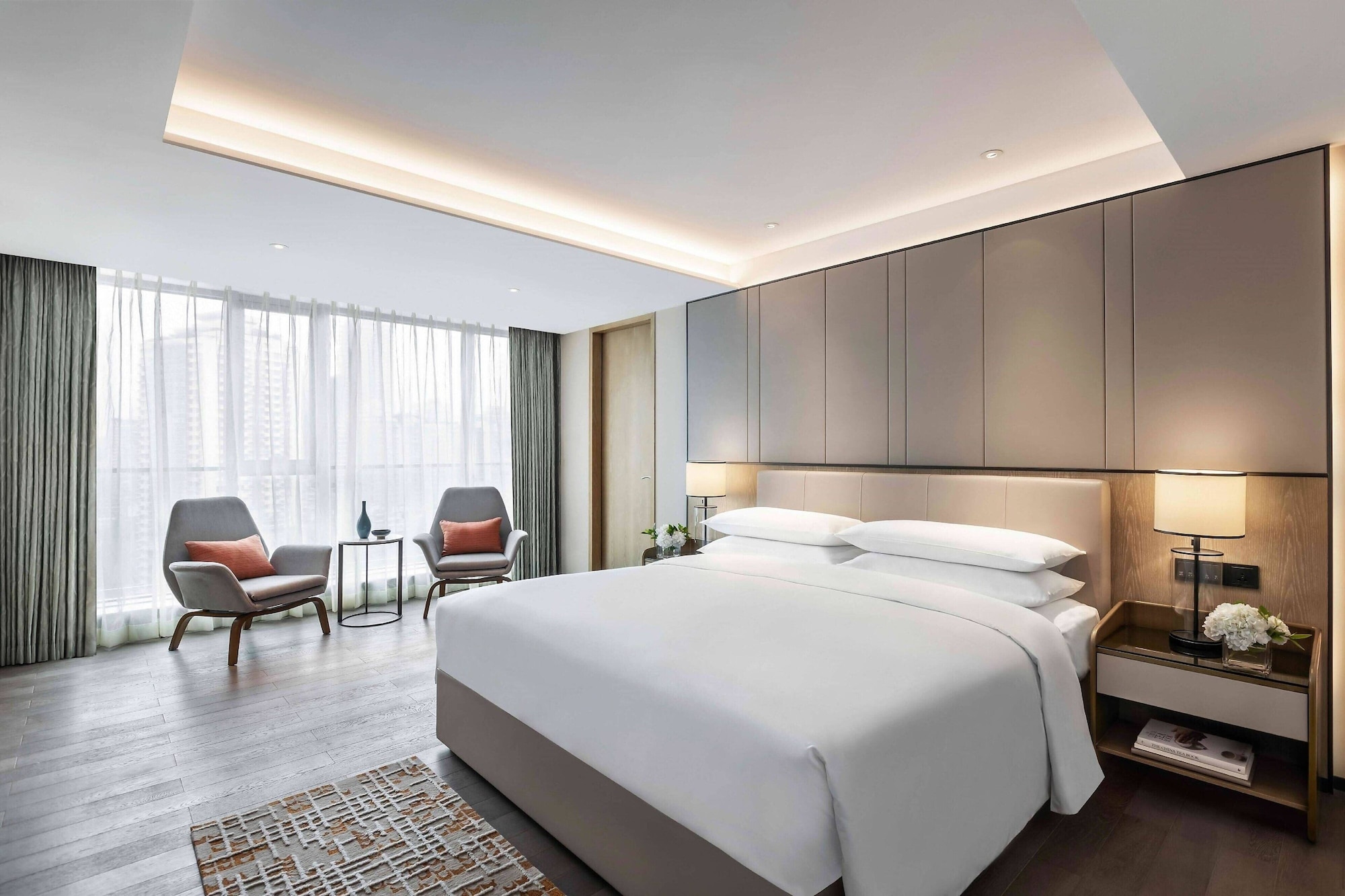 جناح بسريرين مزدوجين بـ3 غرف نوم، Marriott Executive Apartments Chongqing 4/6