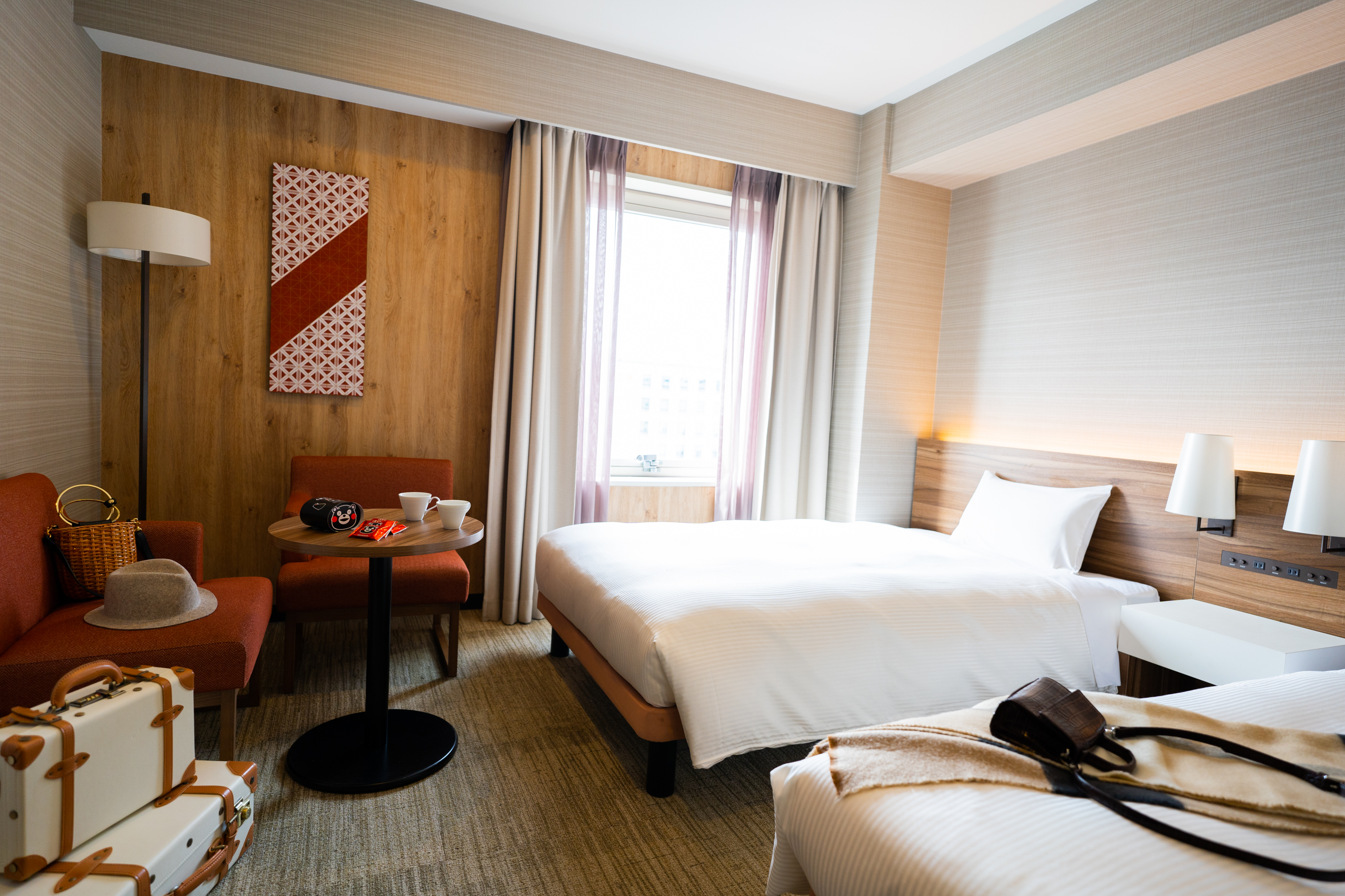 غرفة قياسية بسريرين، Mitsui Garden Hotel Kumamoto 2/2