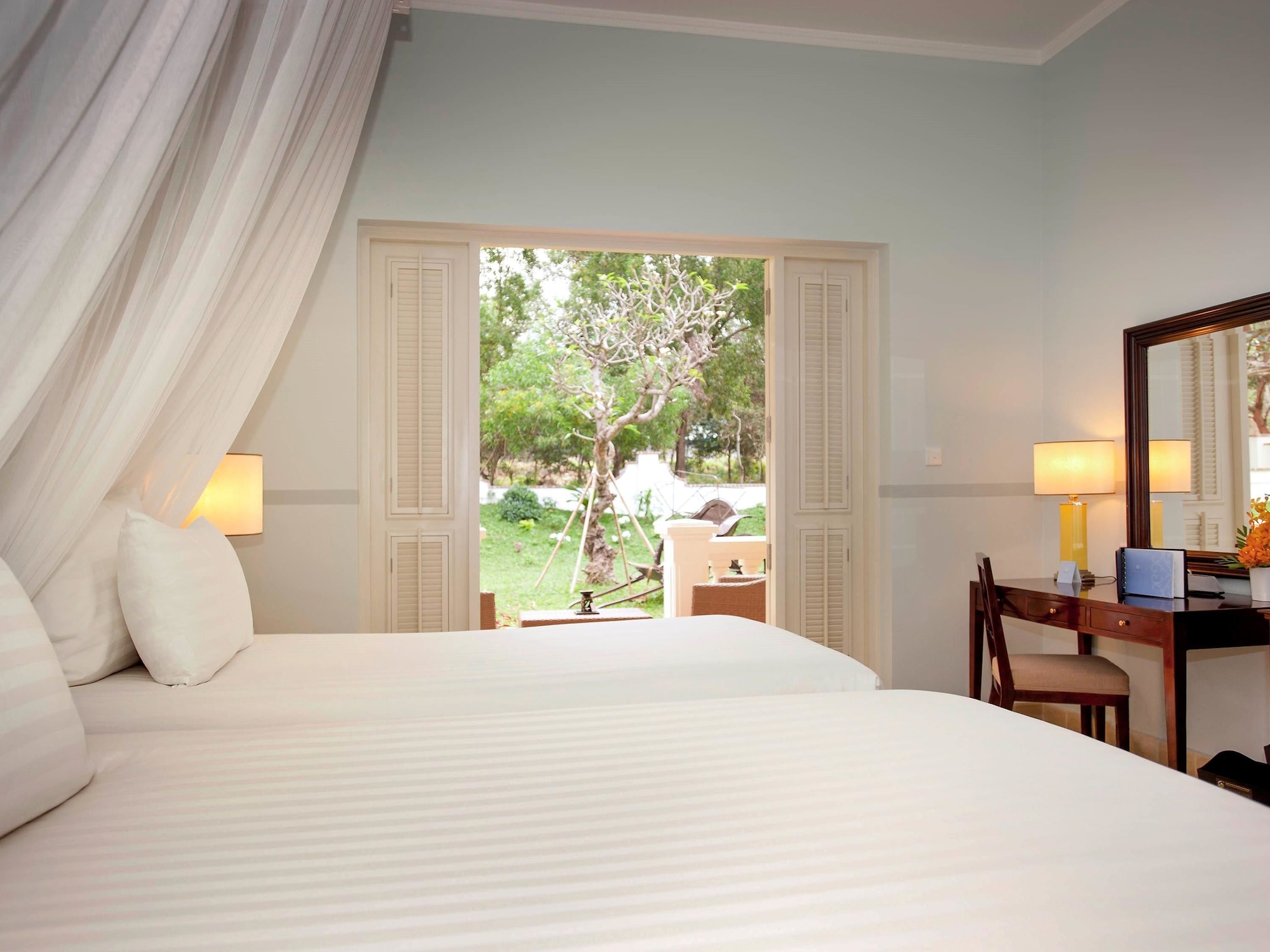 Deluxe, Double Bed, Garden Area