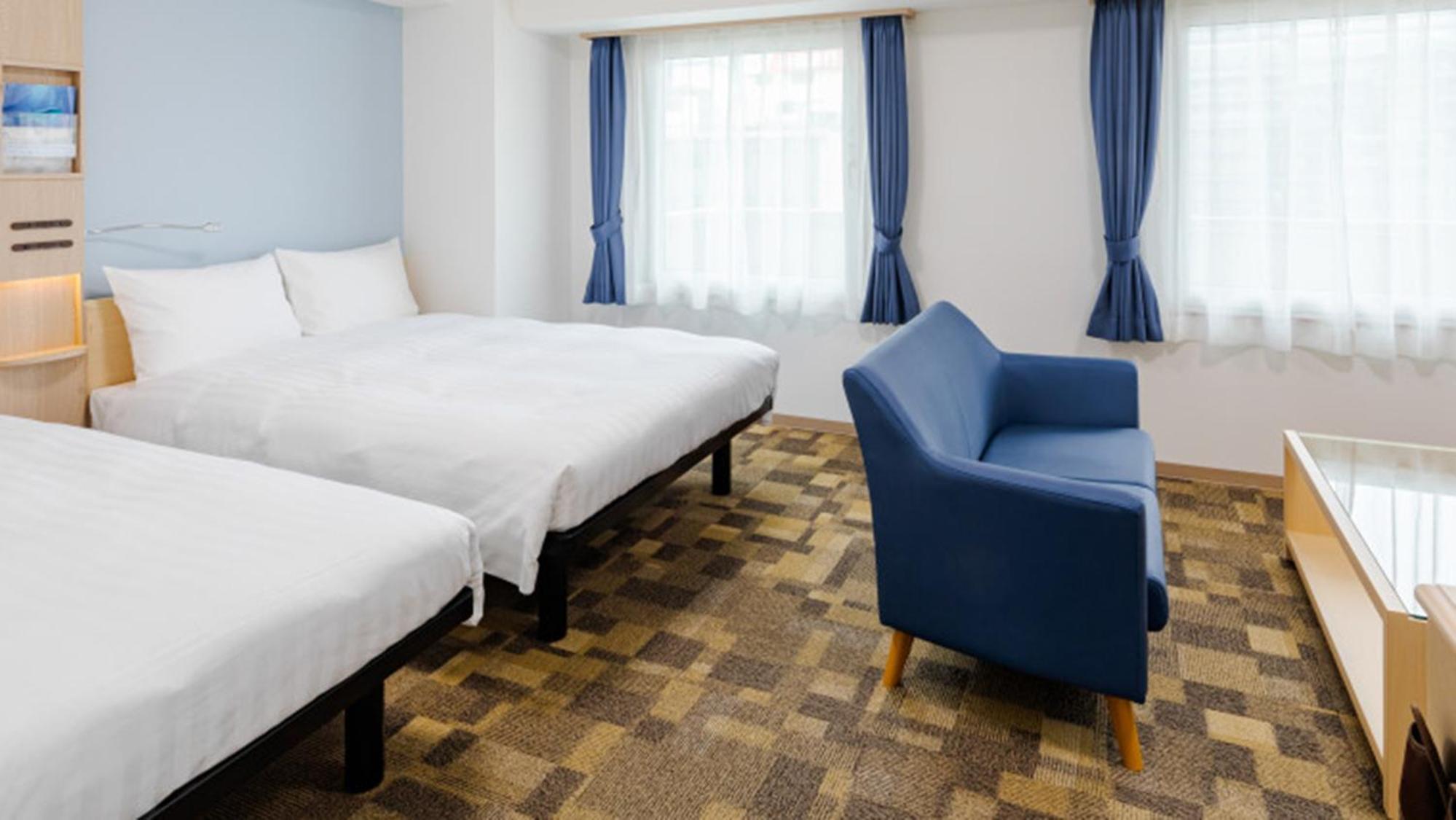 Semi Room, Deluxe, 1 Double and 1 Single Bed