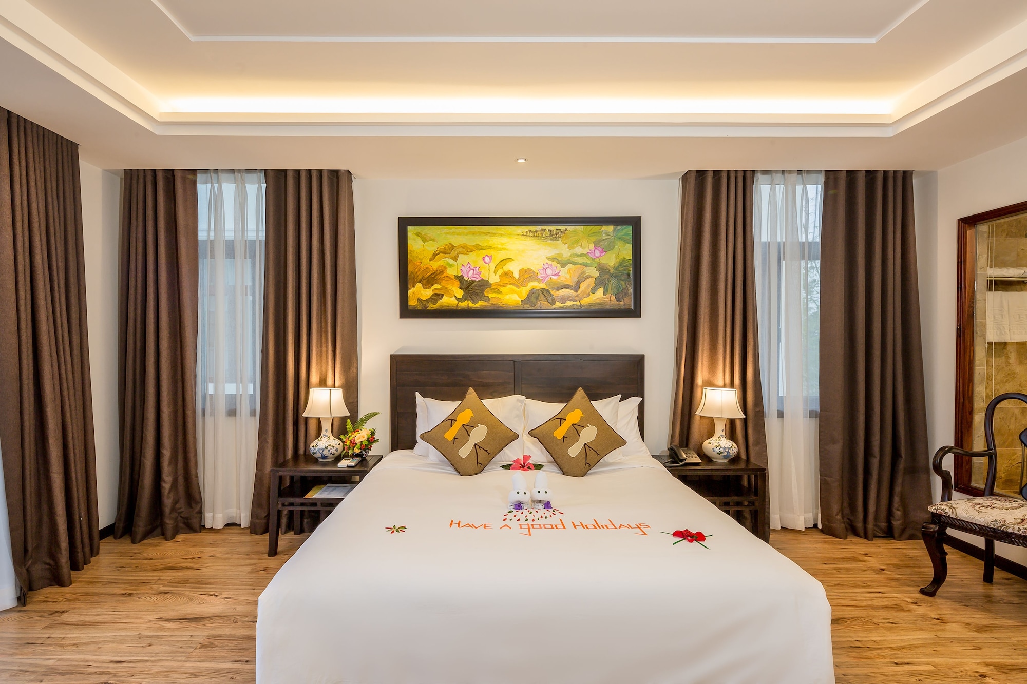 DELUXE, DOUBLE BED, POOL VIEW, BALCONY