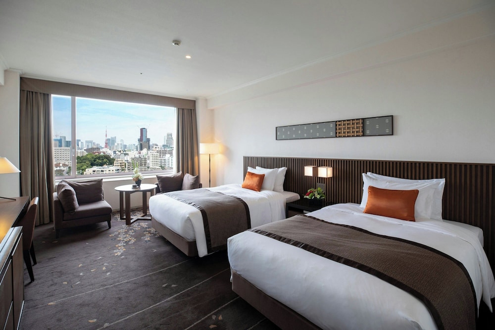 Deluxe, 2 Double Beds, Tower Side, High Floor