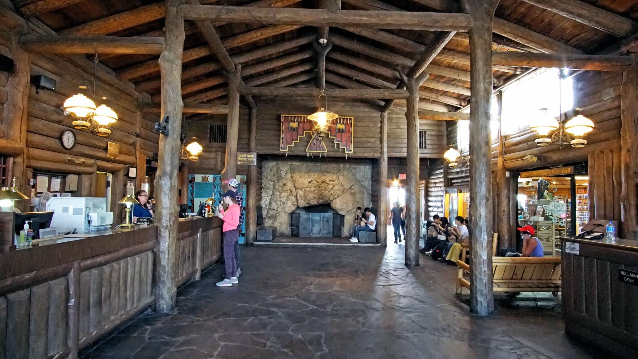 Lobby at Thunderbird Lodge, GRAND CANYON - AZ