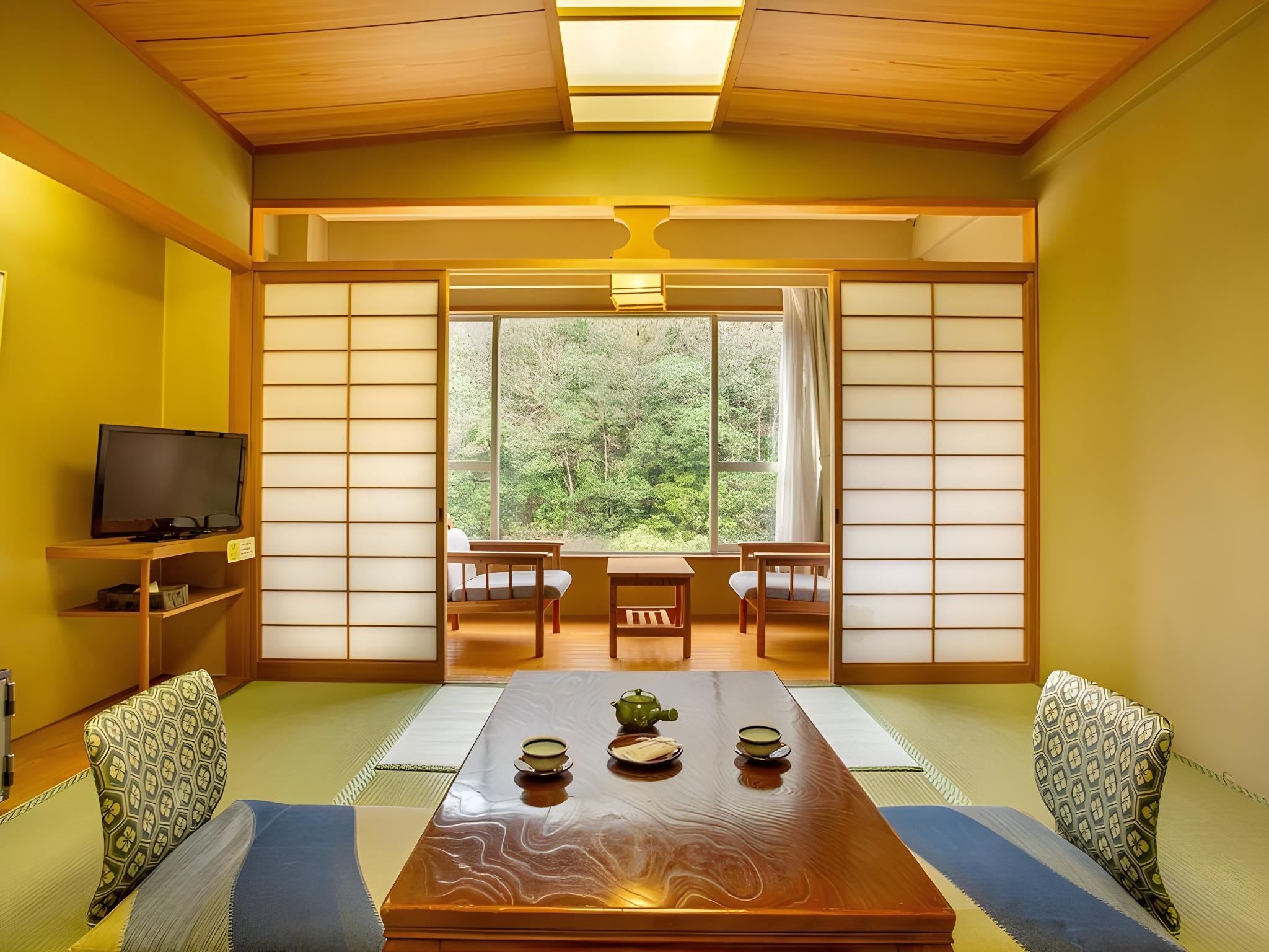 JAPANESE, RIVER VIEW, HOT SPRING BATH